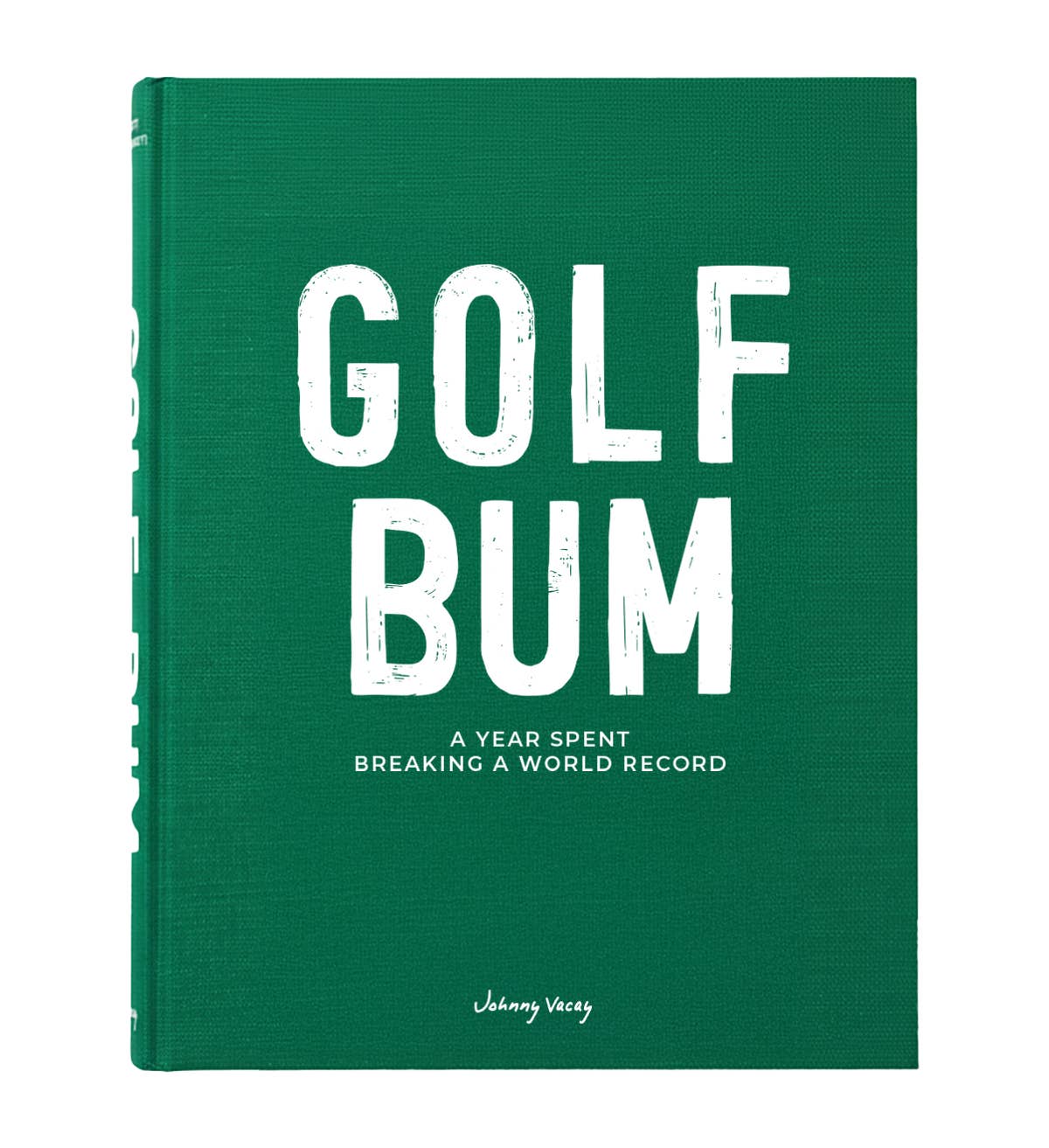 Golf Bum coffee table book by Johnny Vacay