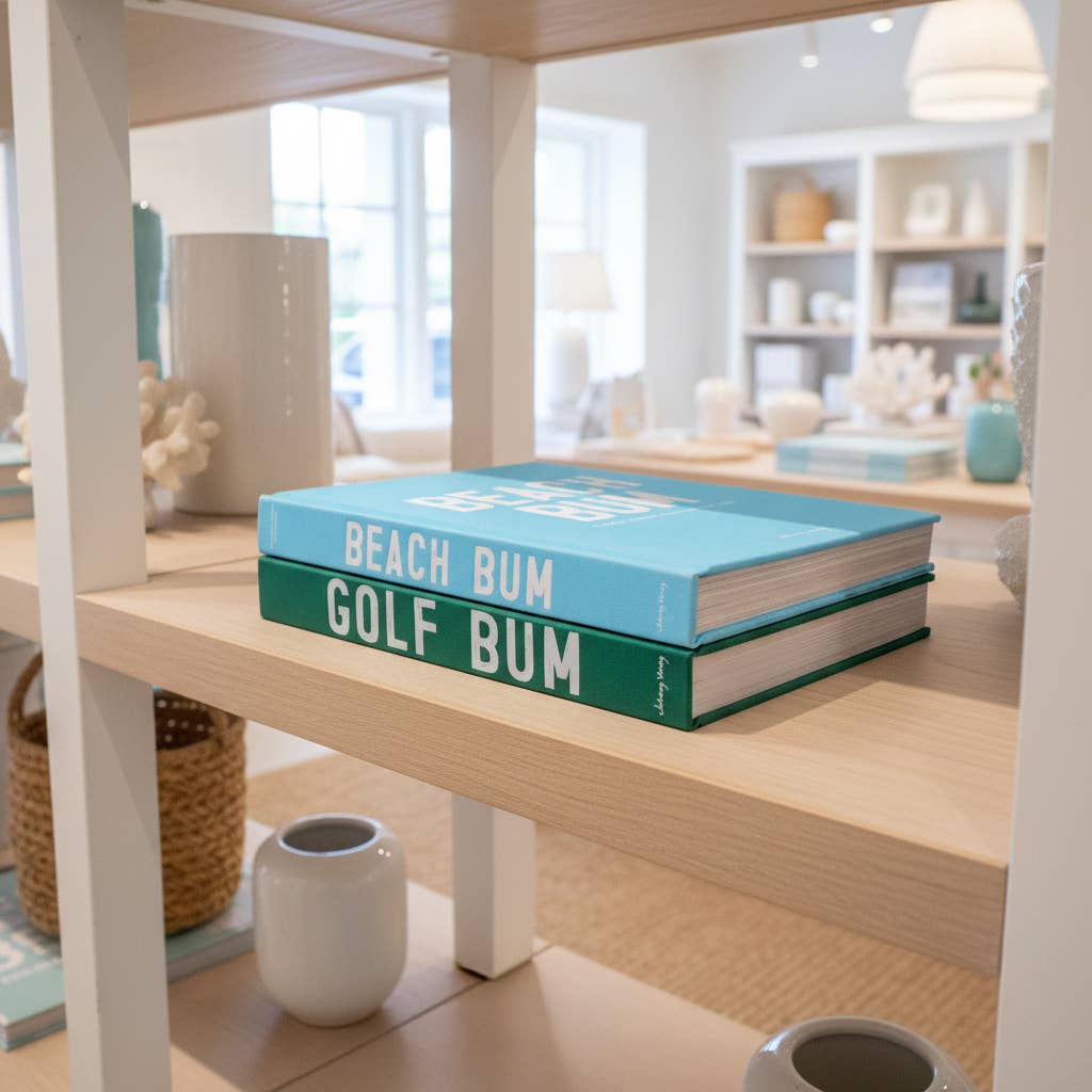 Golf Bum coffee table book by Johnny Vacay