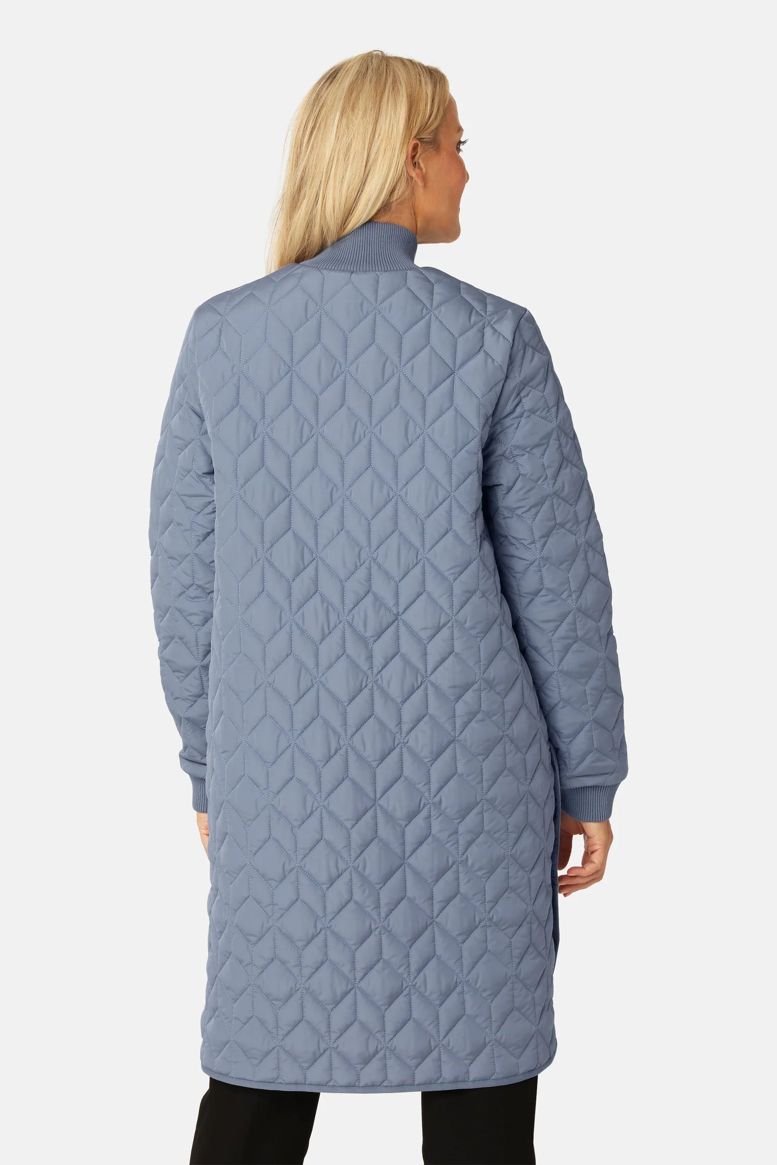 Long Padded Quilt Jacket