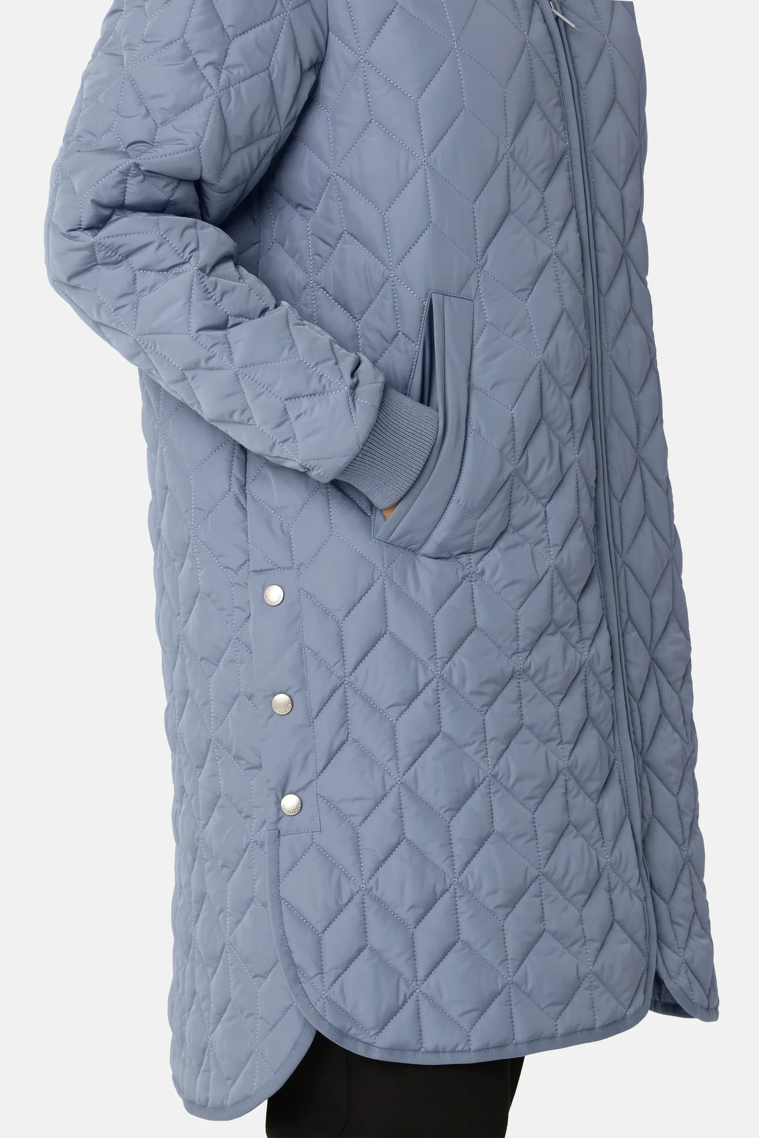 Long Padded Quilt Jacket