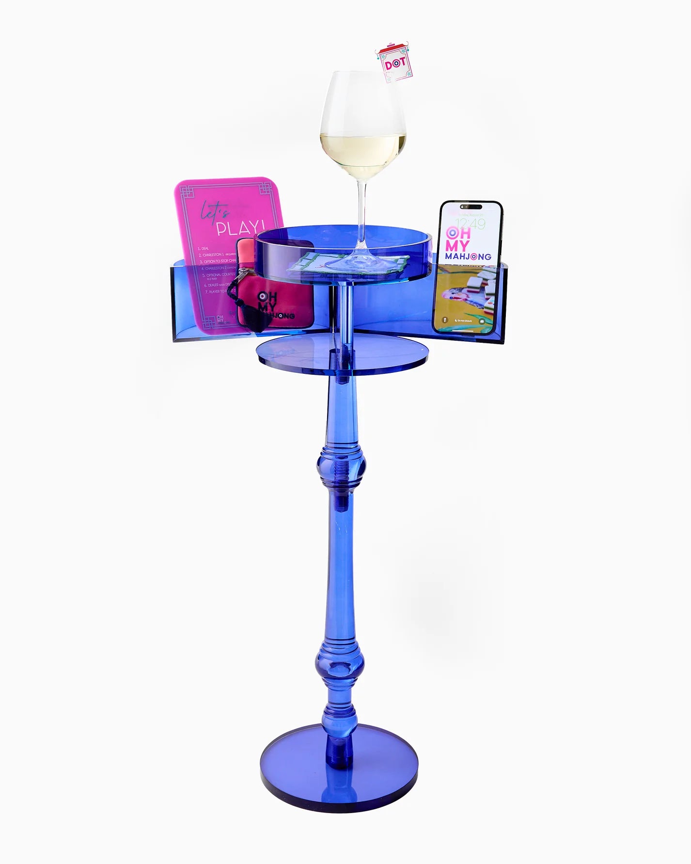 Blue Acrylic Table