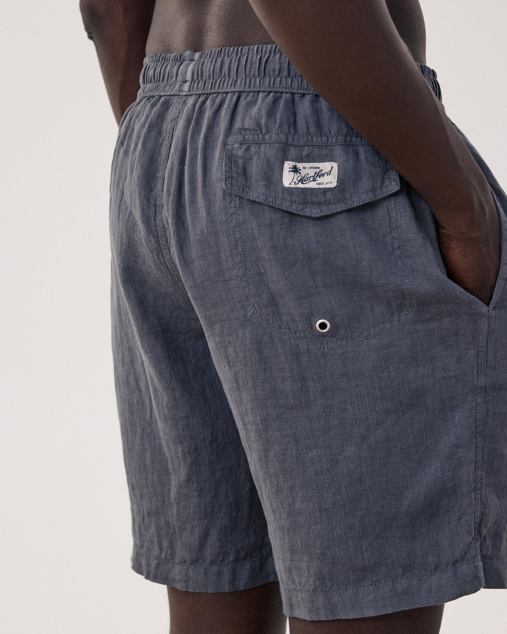 Mens Long Swim Trunks