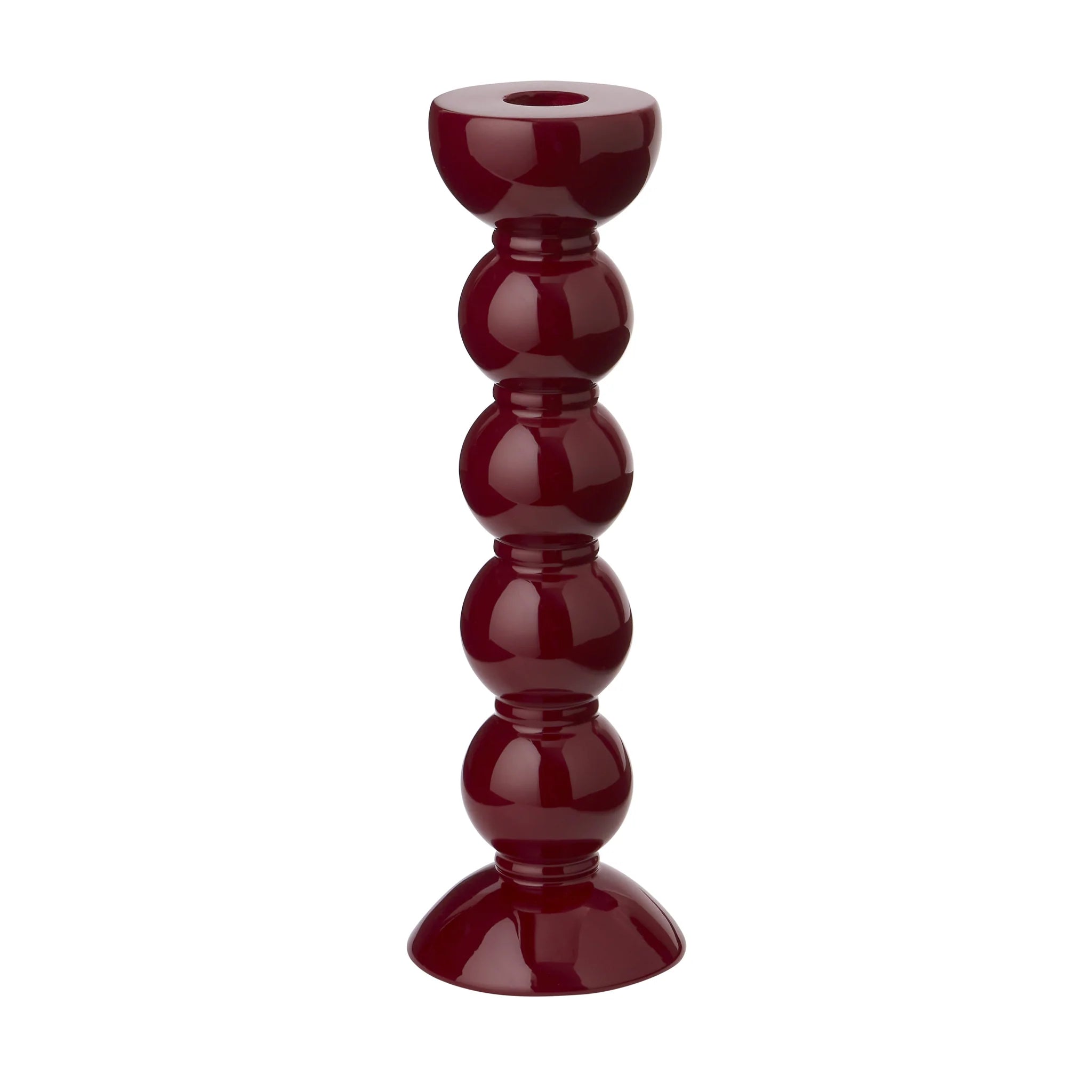 Tall Racing Bobbin Candlestick- 24cm
