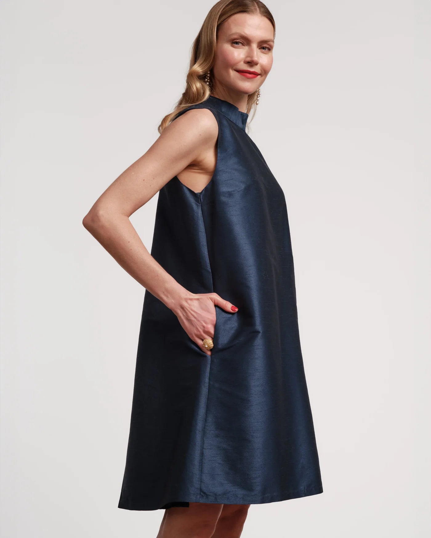 Sleeveless Diplomat Mini Dress