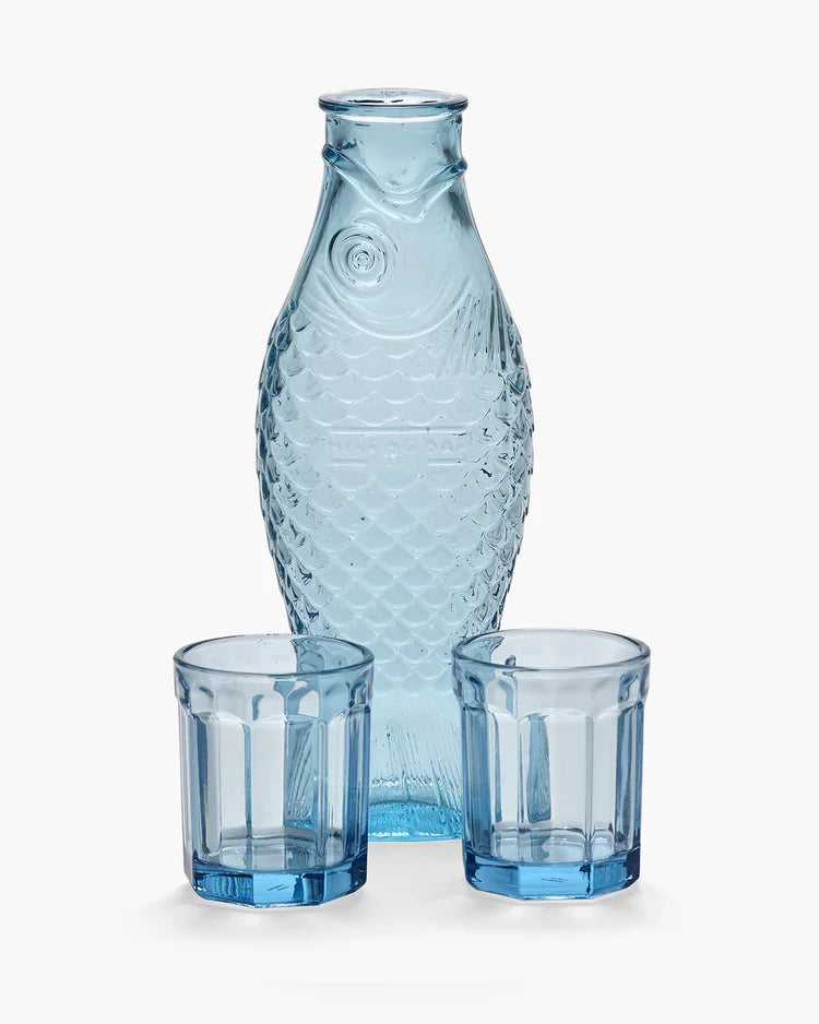 Set carafe with 2 glasses