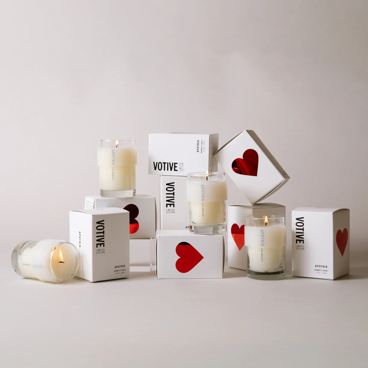 HEART Votive Candle