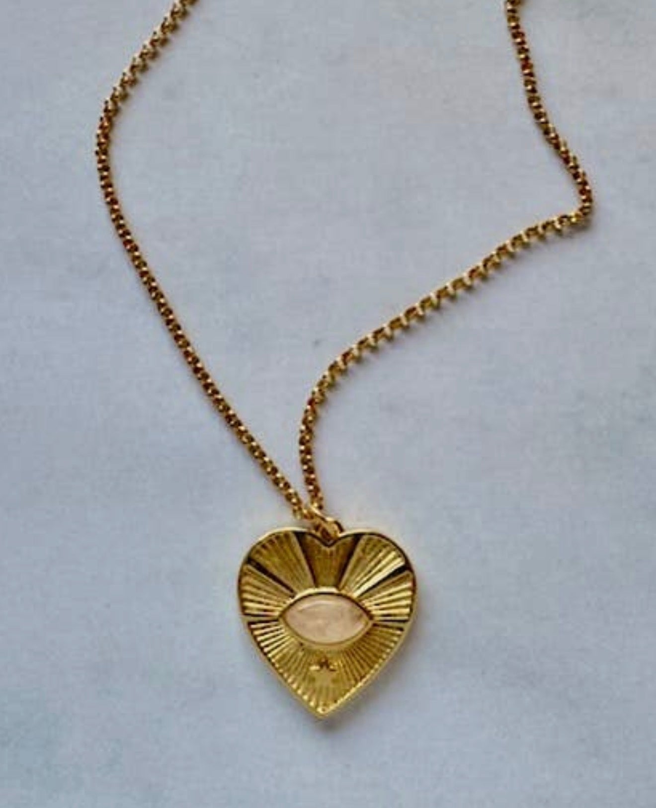 Juliet Heart and Gemstone Pendant