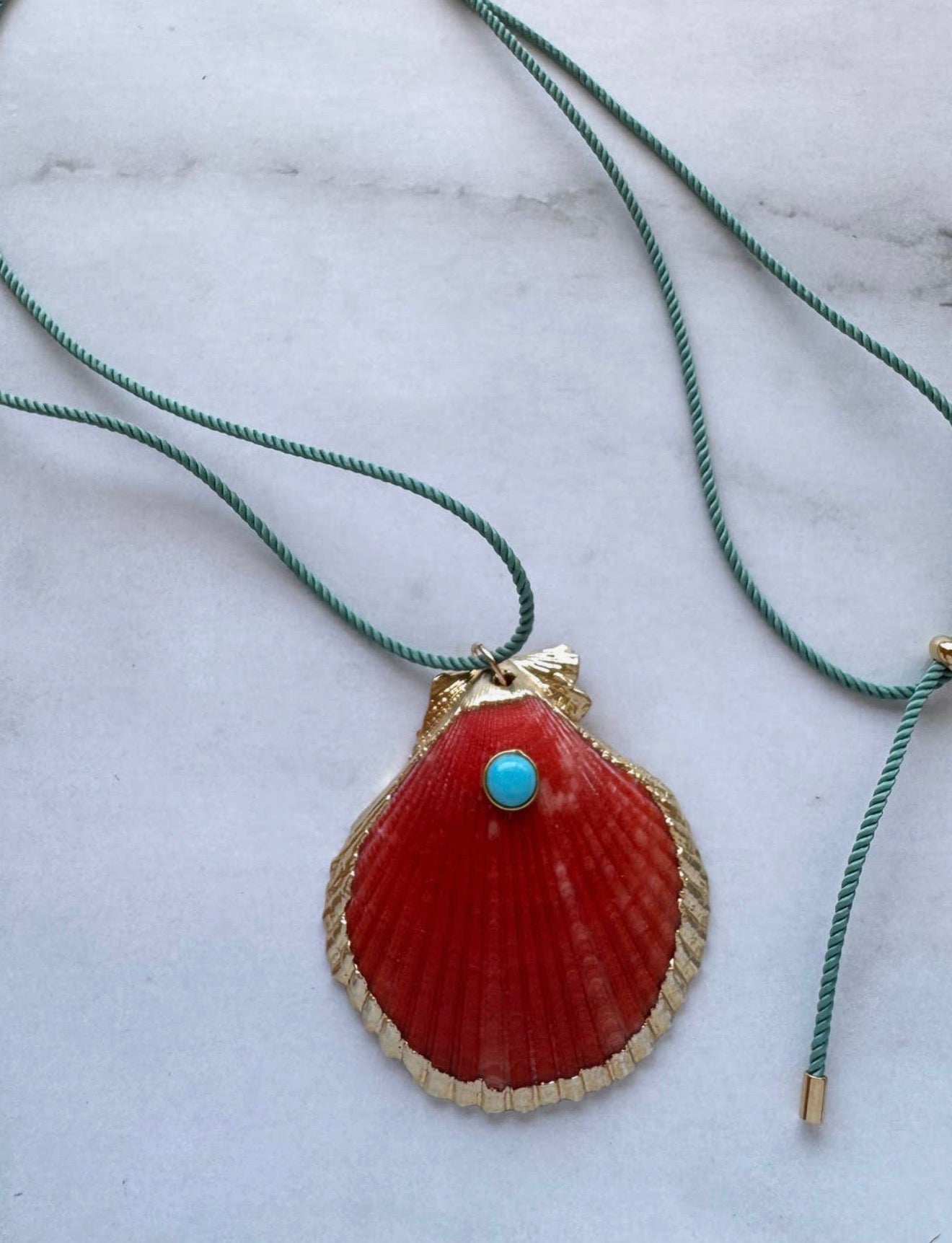 Palma Shell and Cord Necklace