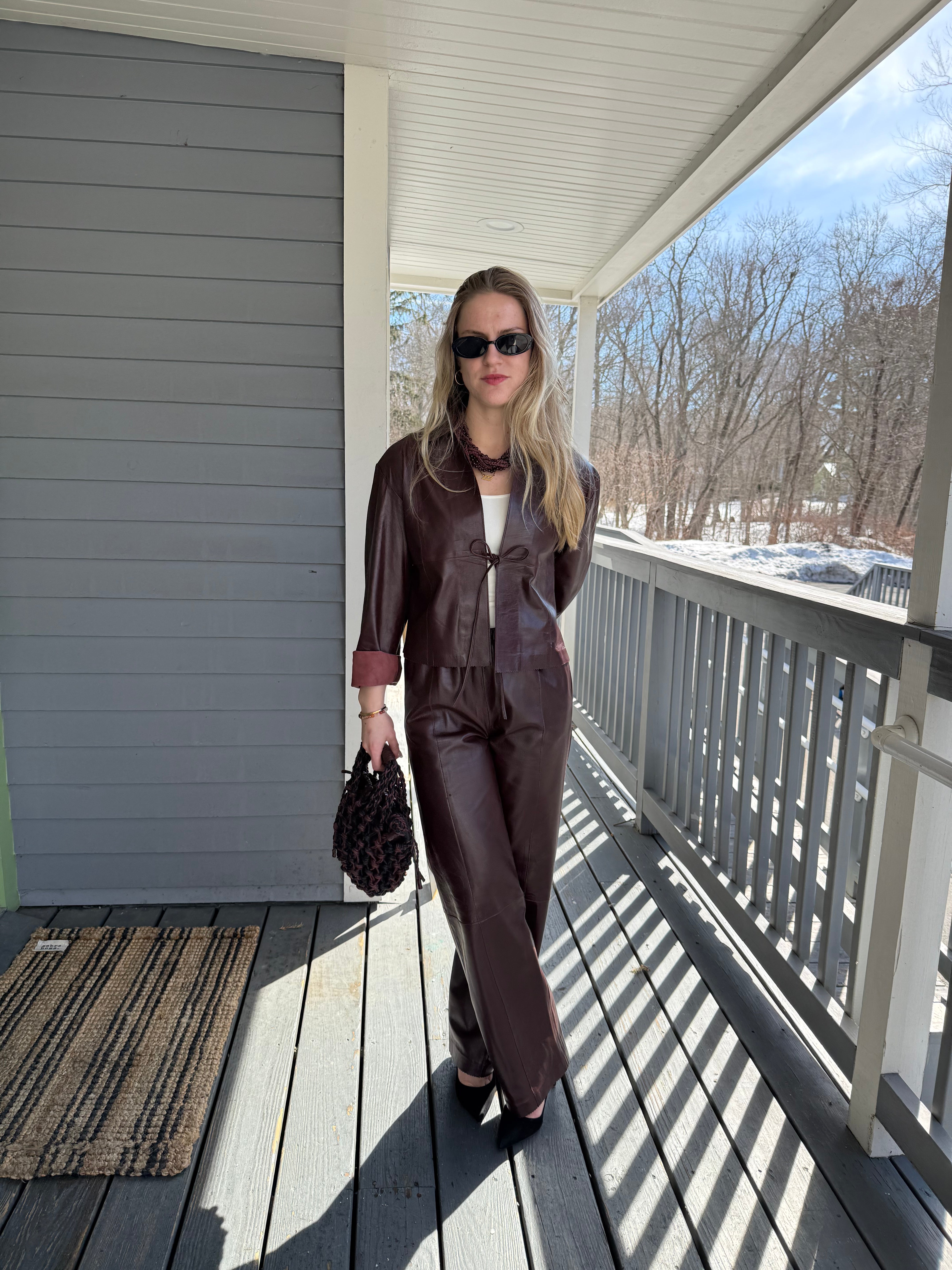 Soft Leather Pant