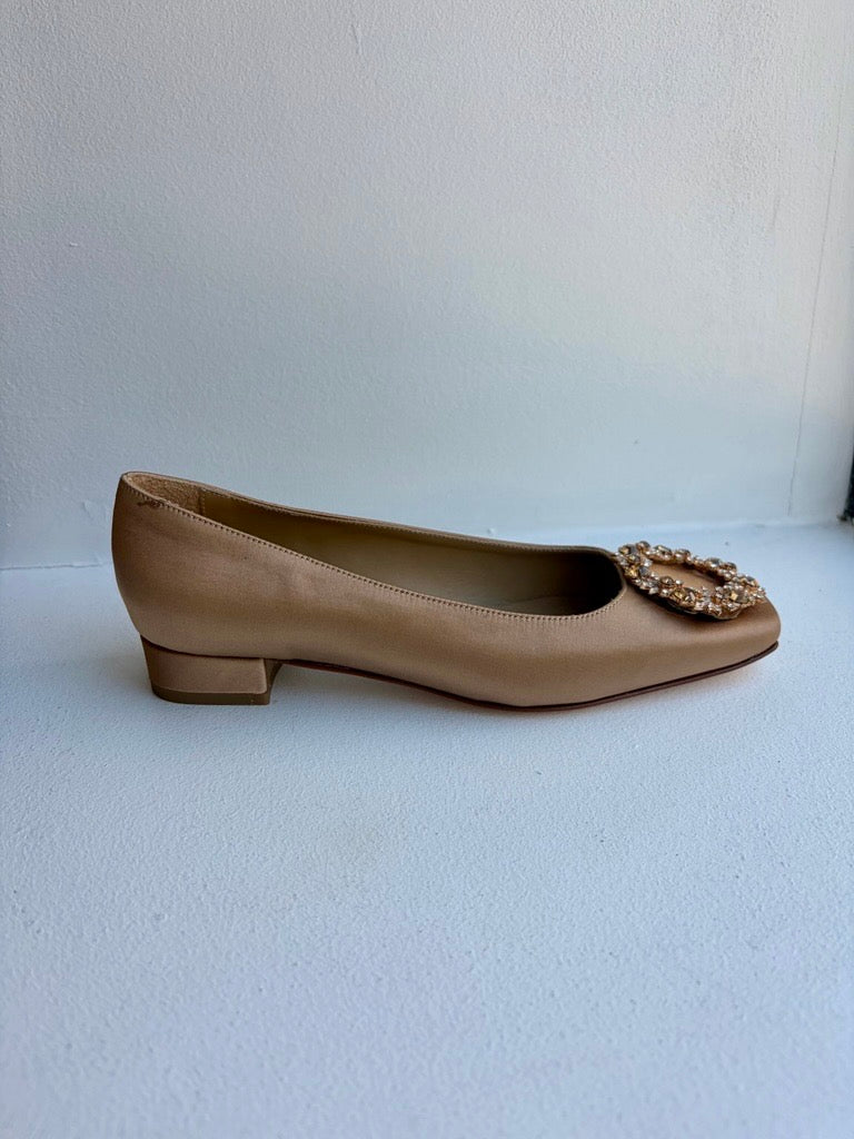 Embellished Buckle Shoe