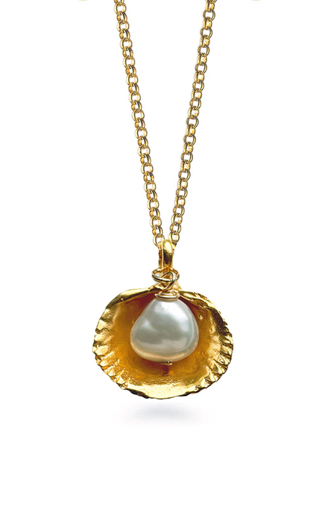 Lime-Tree-Designs-Gold-Vermeil-Venus-Shell-Pendant-with-Baroque-Pearl