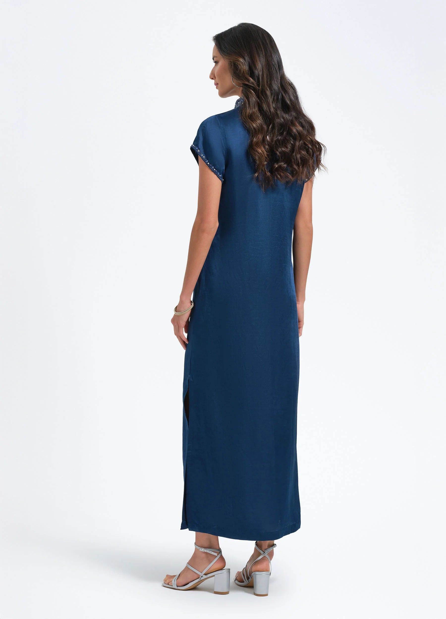 Meg 54" Cap Sleeve Caftan