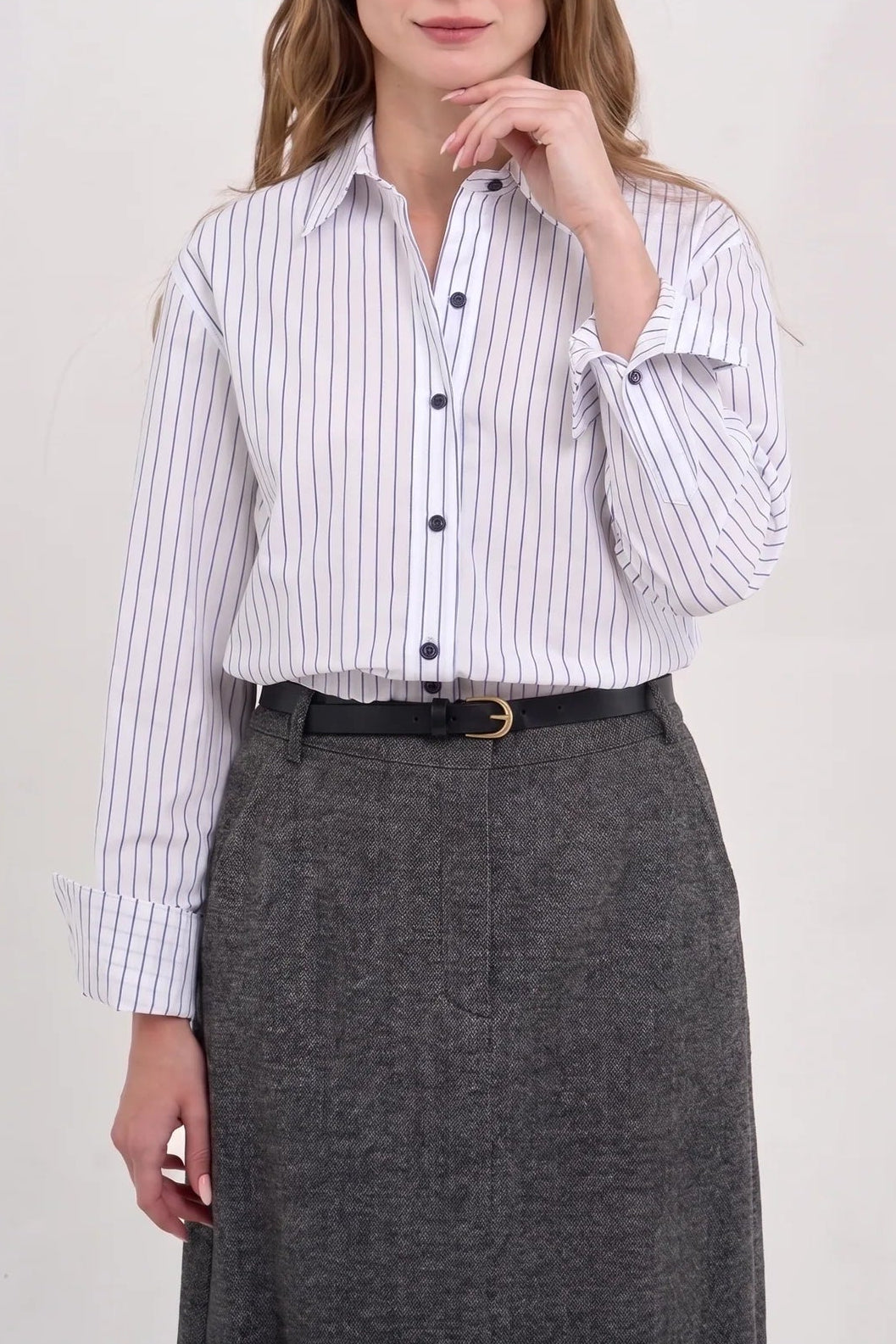 Noa Blouson Shirt in Stripe