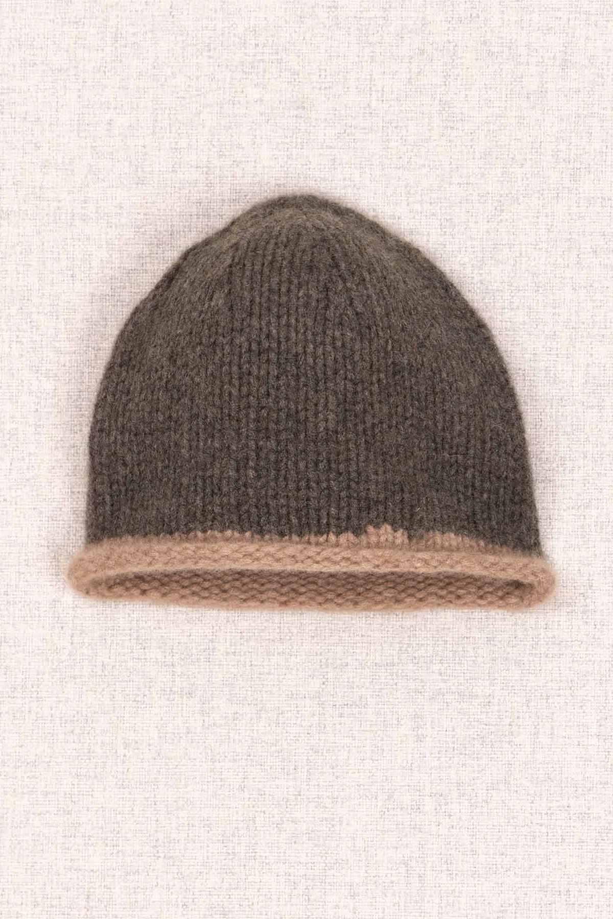 Cottage Hand-Knitted Rolled Edge Beanie