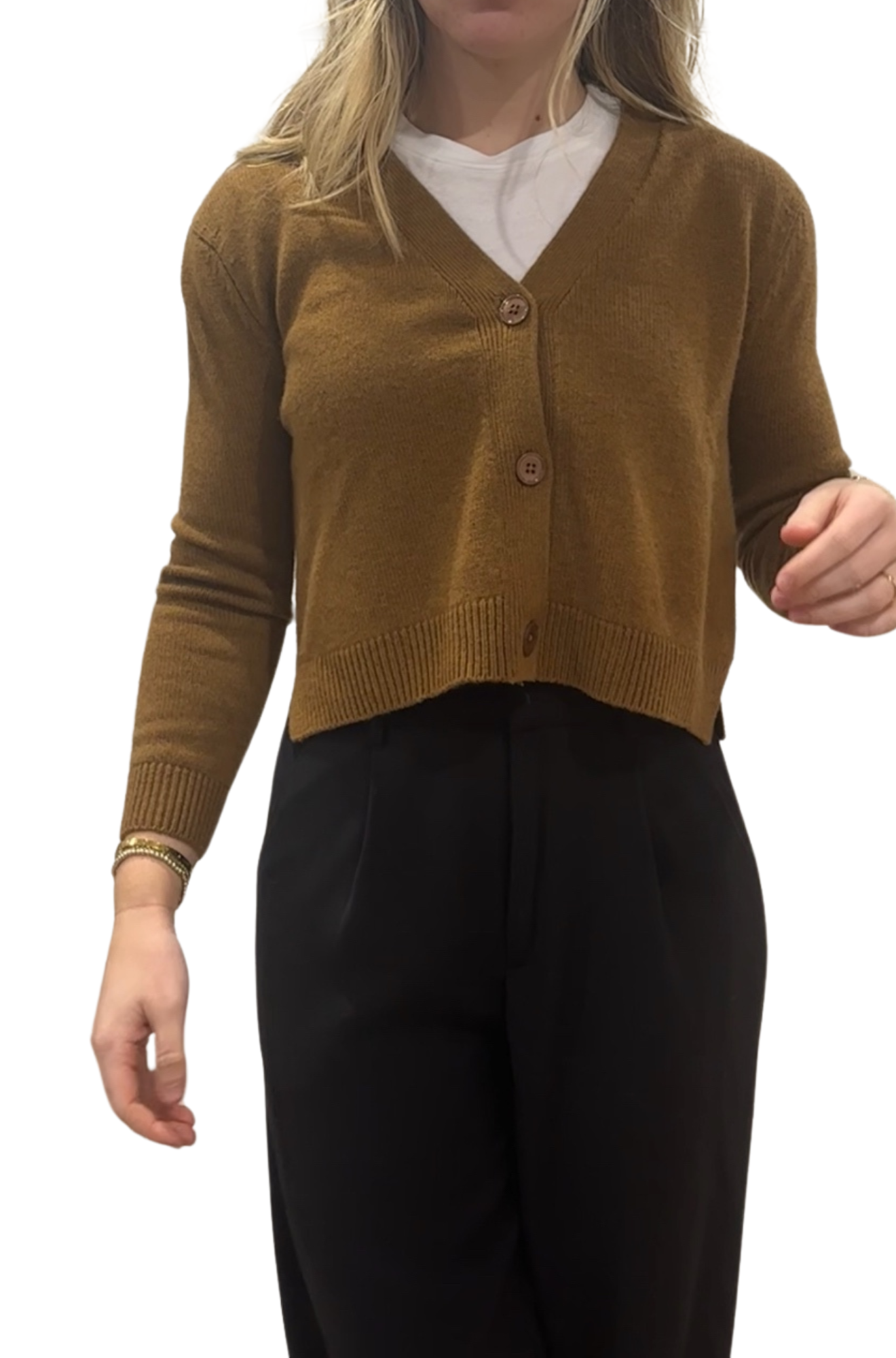 Copper Shed Cashmere Cardigan