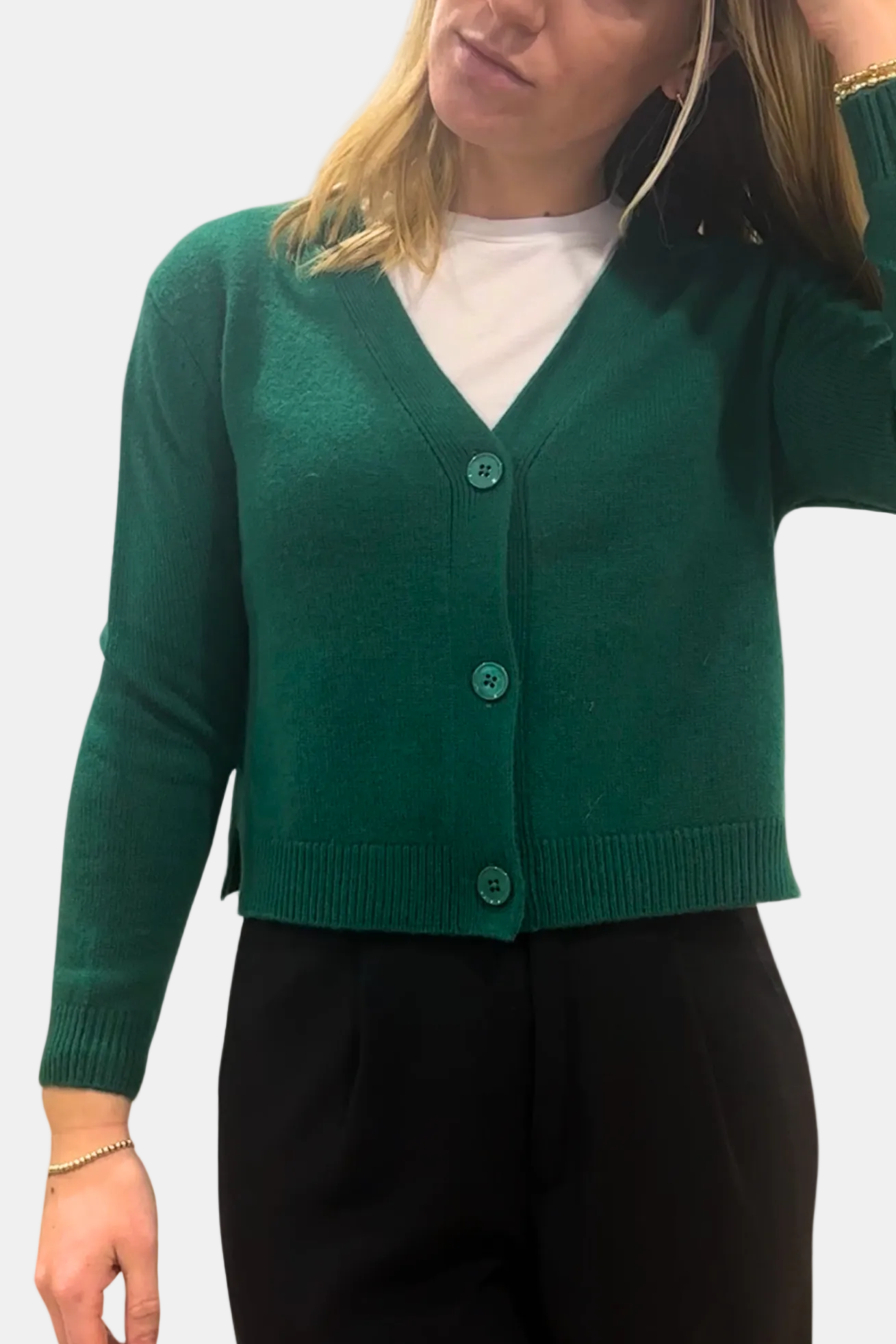 Copper Shed Cashmere Cardigan