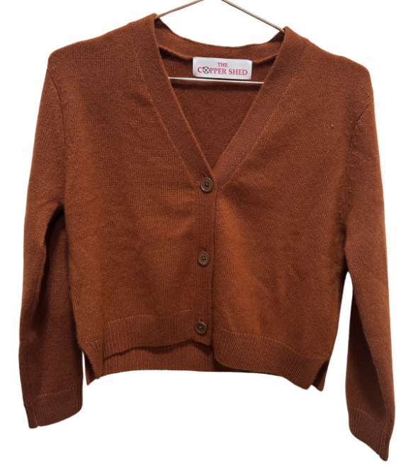 Copper Shed Cashmere Cardigan