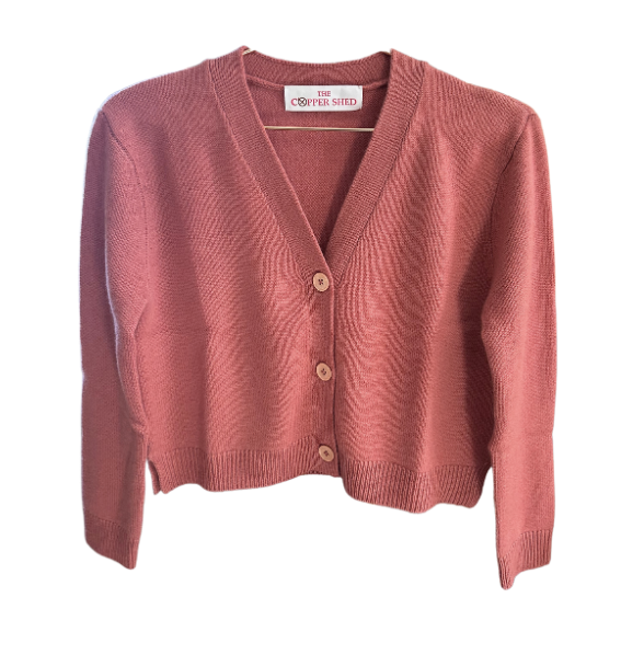Copper Shed Cashmere Cardigan