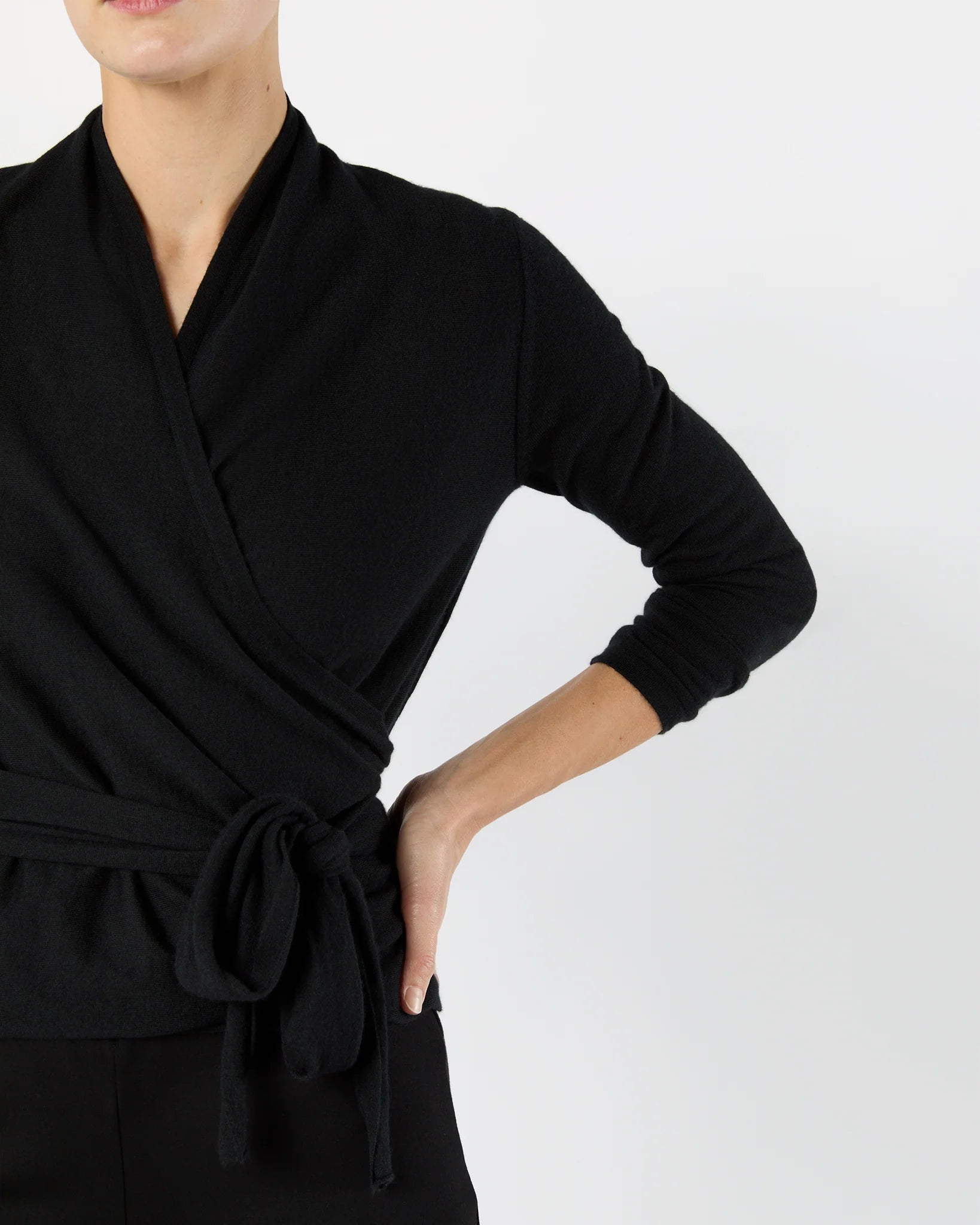 Mika Wrap Sweater