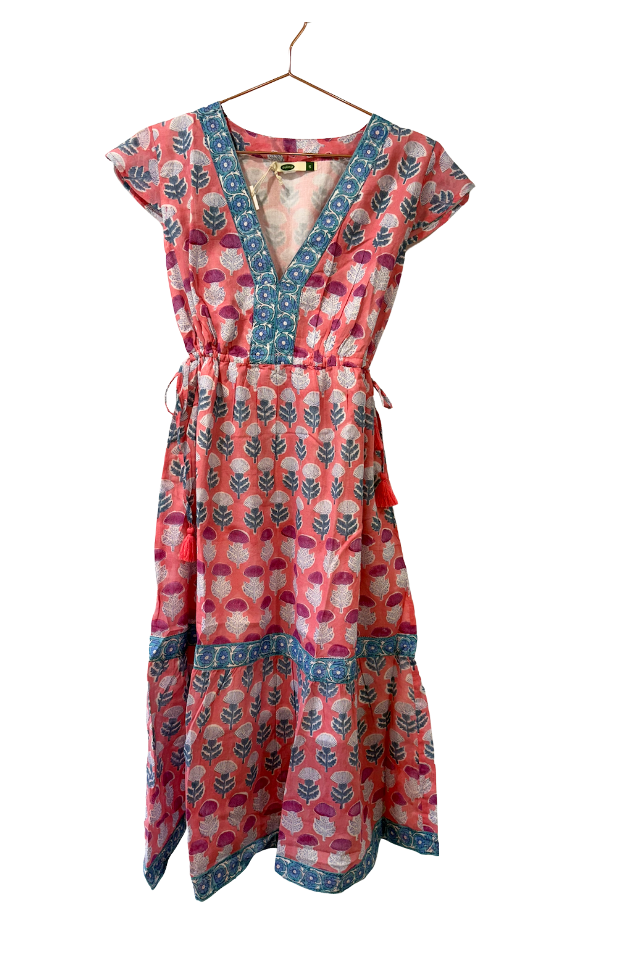 Side Tie Tassel Dress