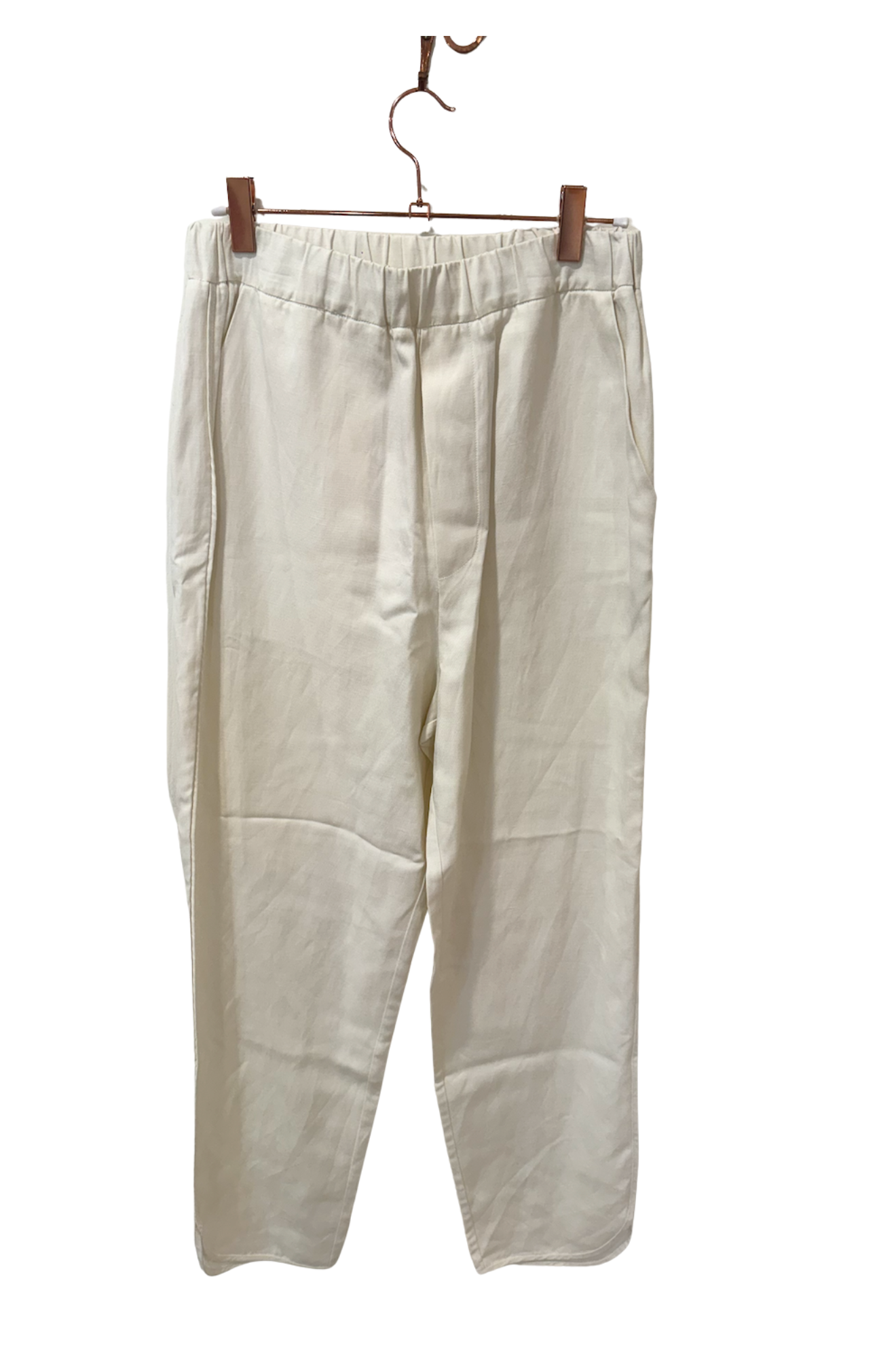 MeimeiJ White Linen Pants