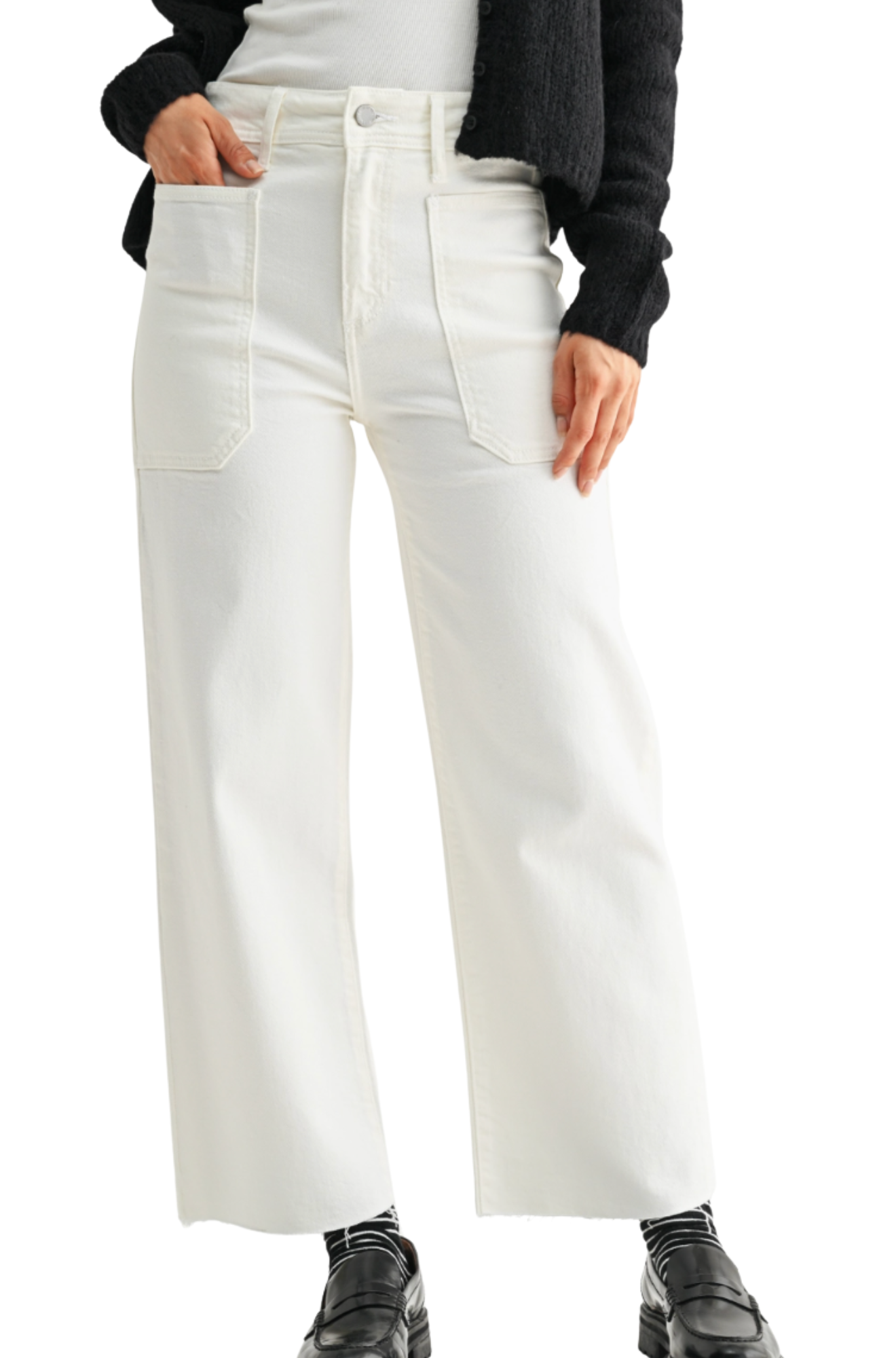 High Rise Utility Wide Leg