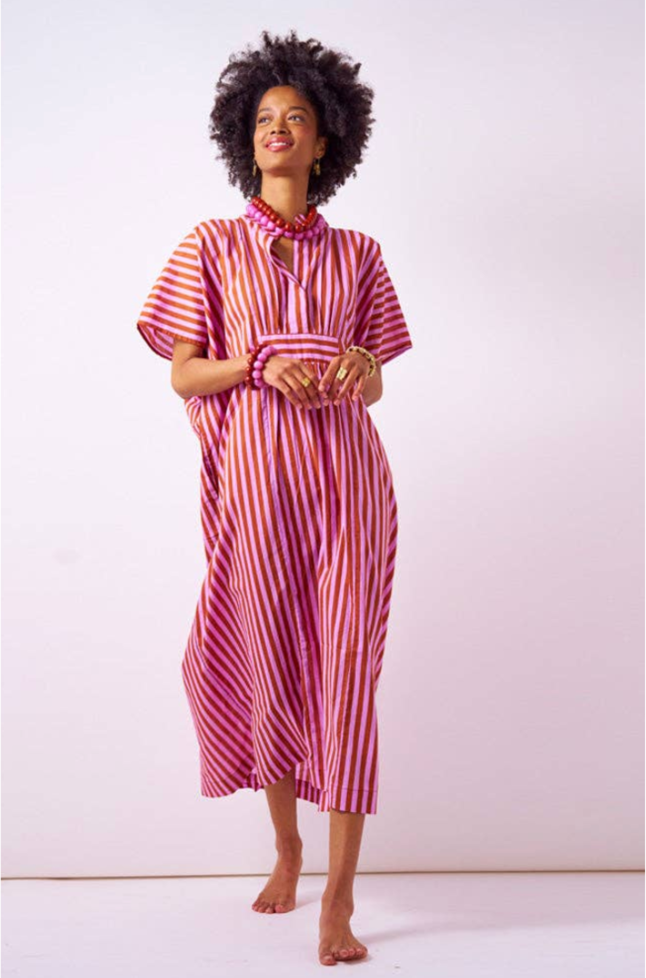 Margot Stripe Kaftan