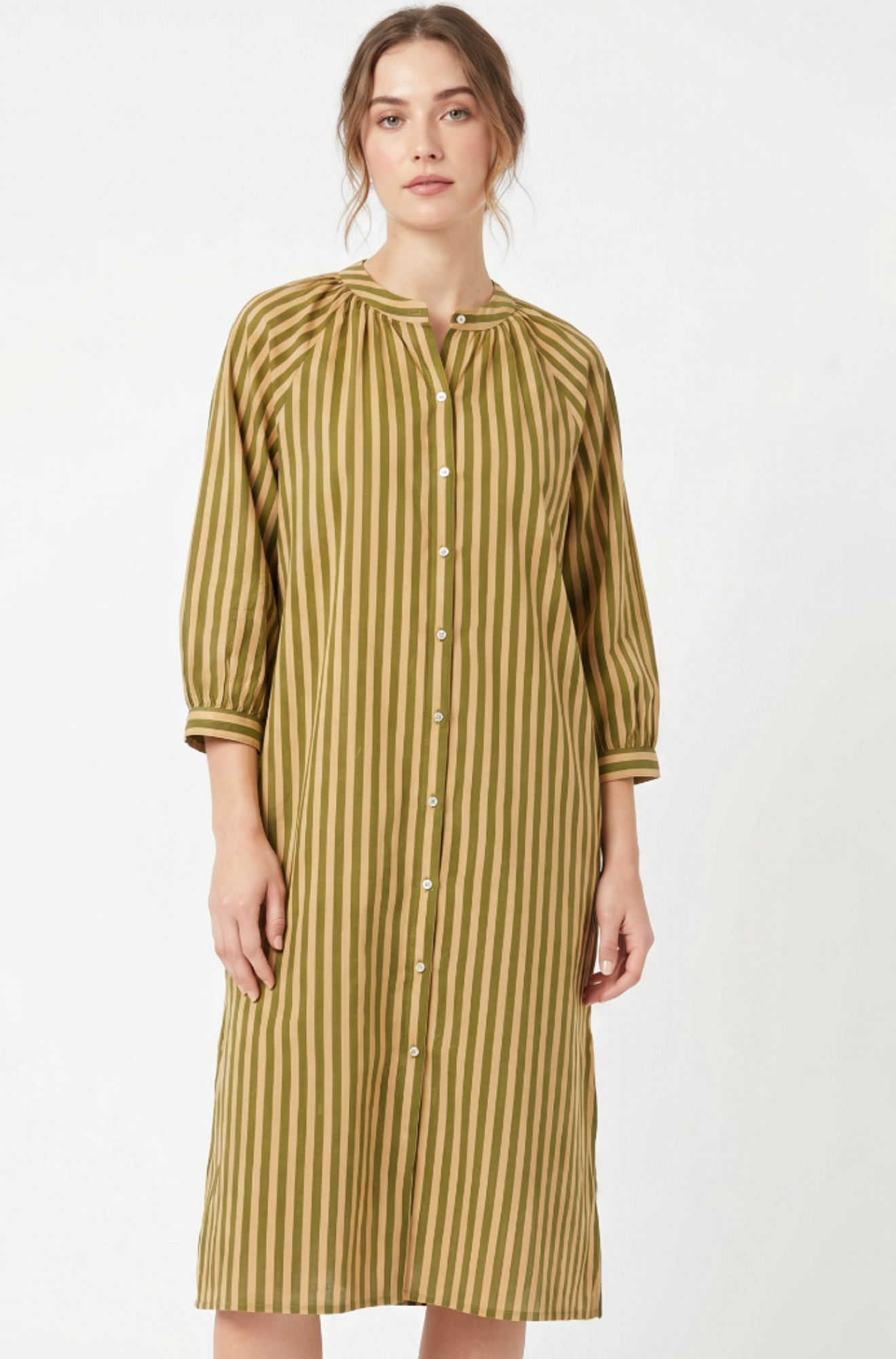 Green Stripe Dress