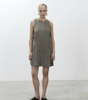 Wrinkled Grey Dress