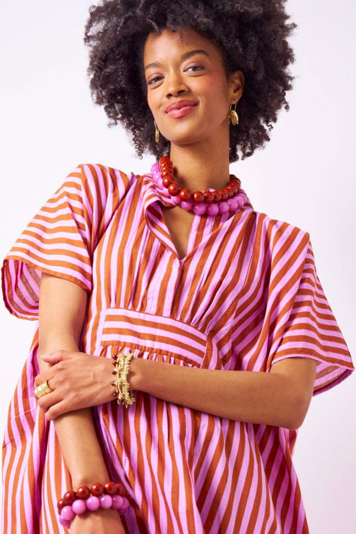 Margot Stripe Kaftan