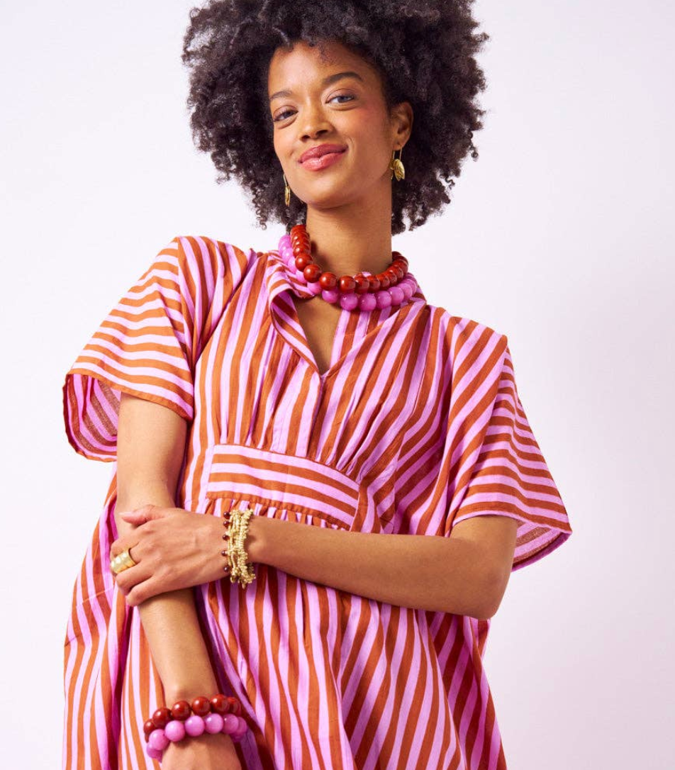 Margot Stripe Kaftan
