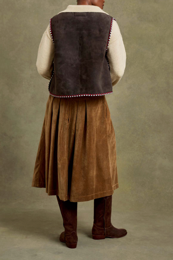 Lancaster Cotton Velvet Skirt