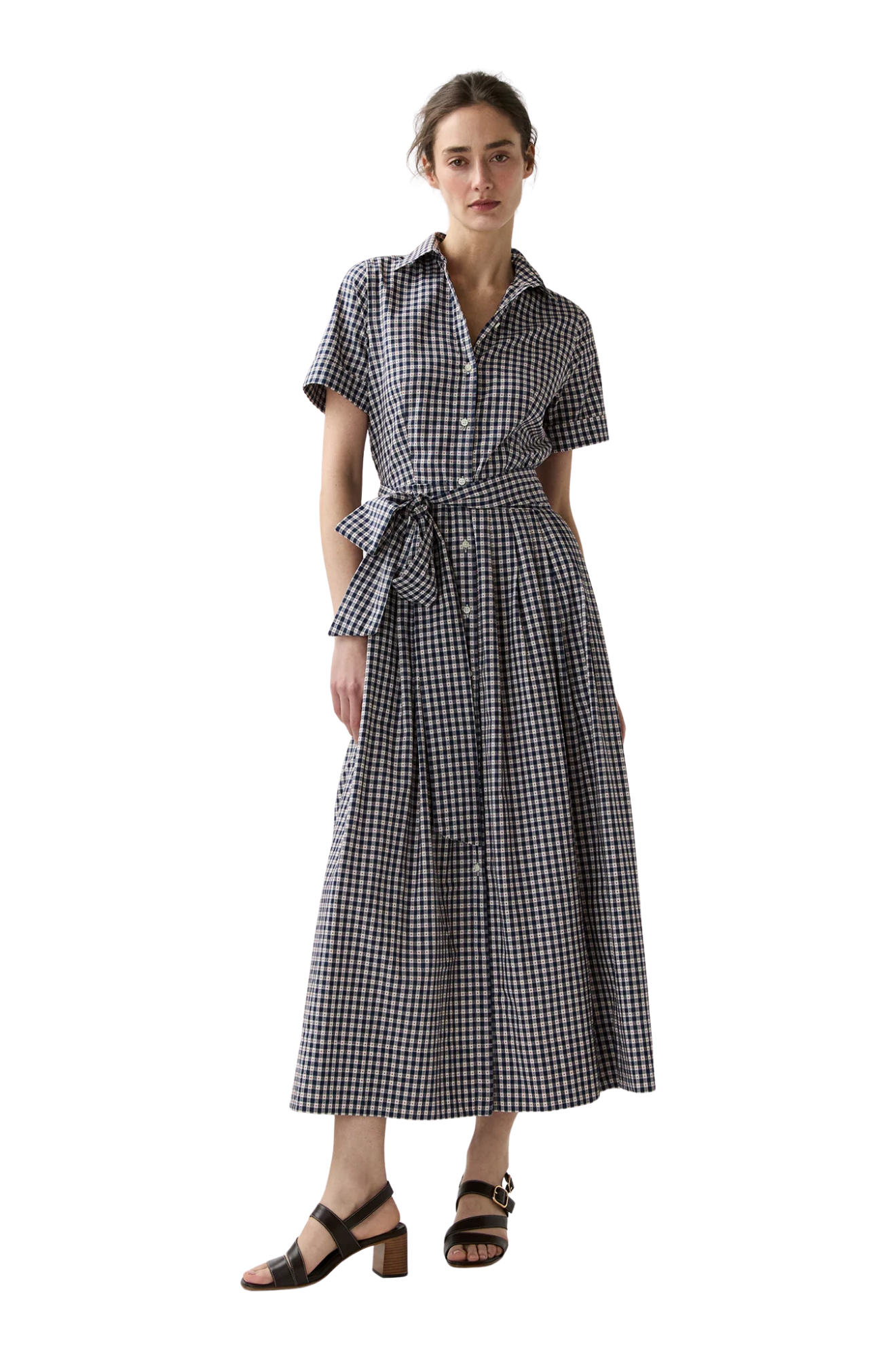 Ann Mashburn Classic Shirtwaist Maxi Dress