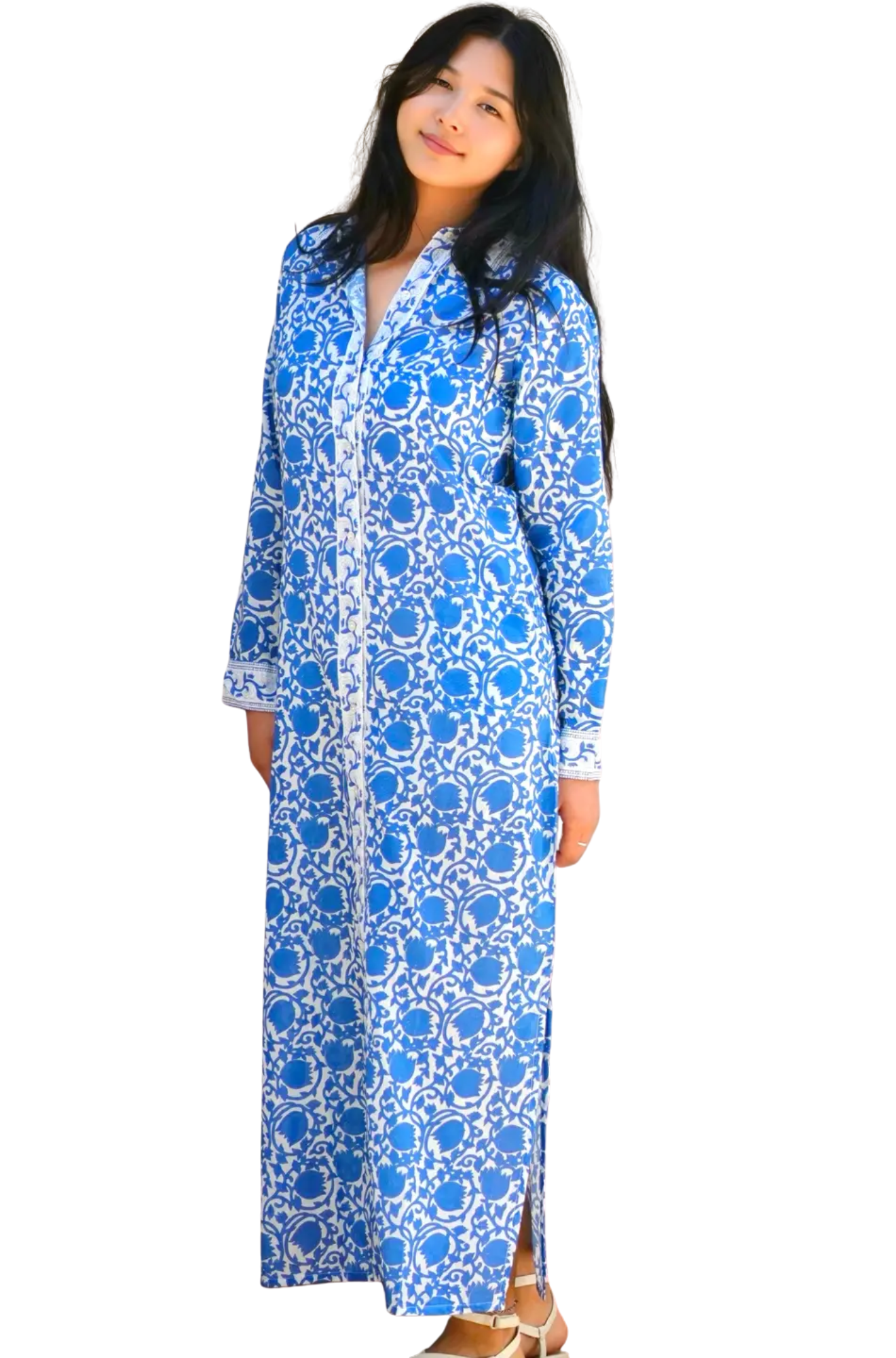 Adriana Shirt Dress Blue