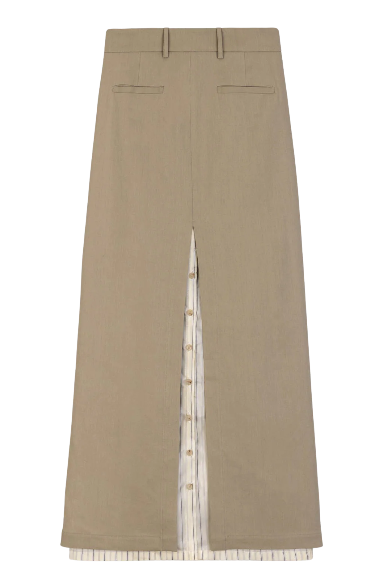 Linen Midi Skirt