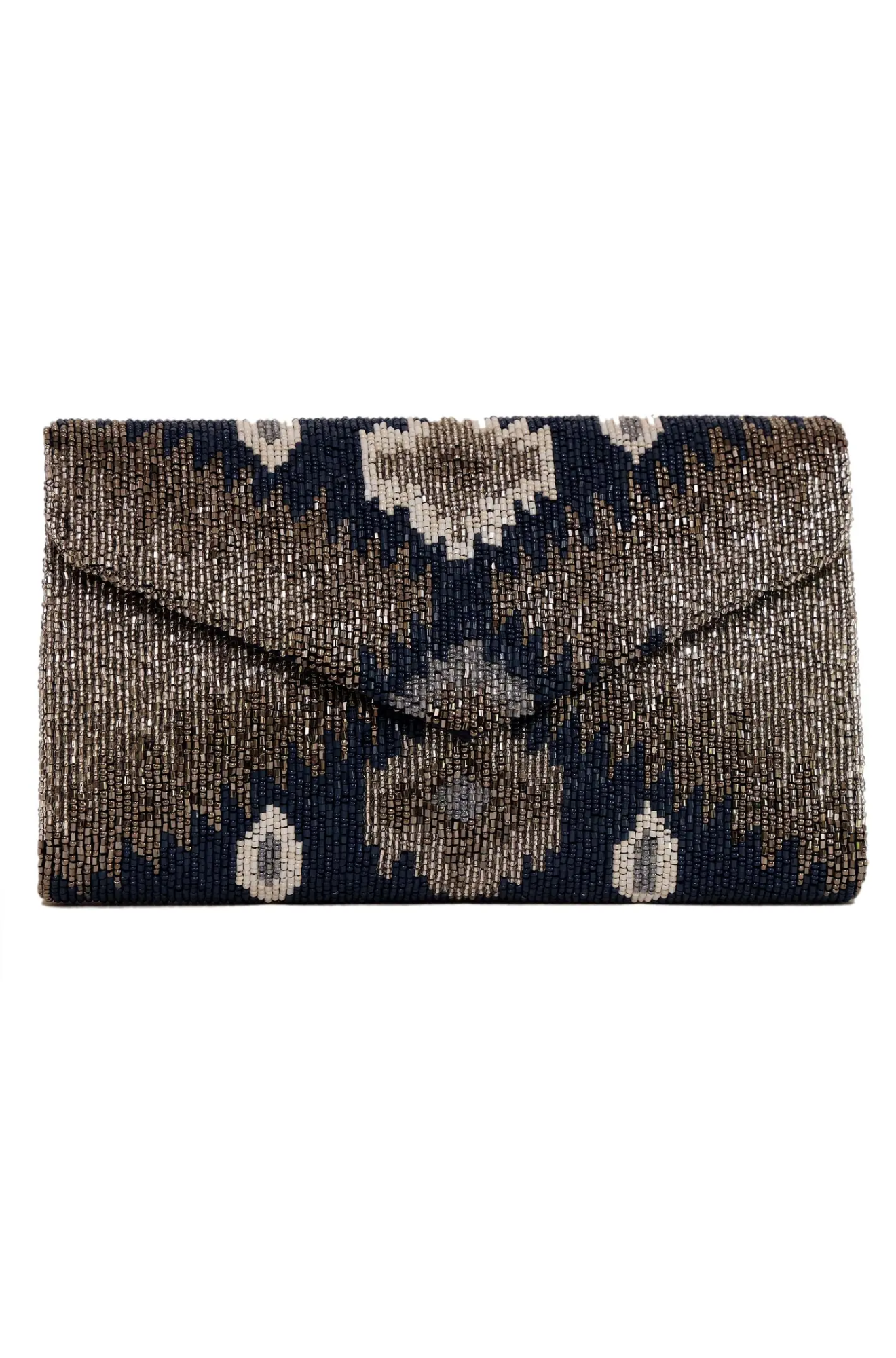 Luxury Pattern Envelope Beaded Bag
