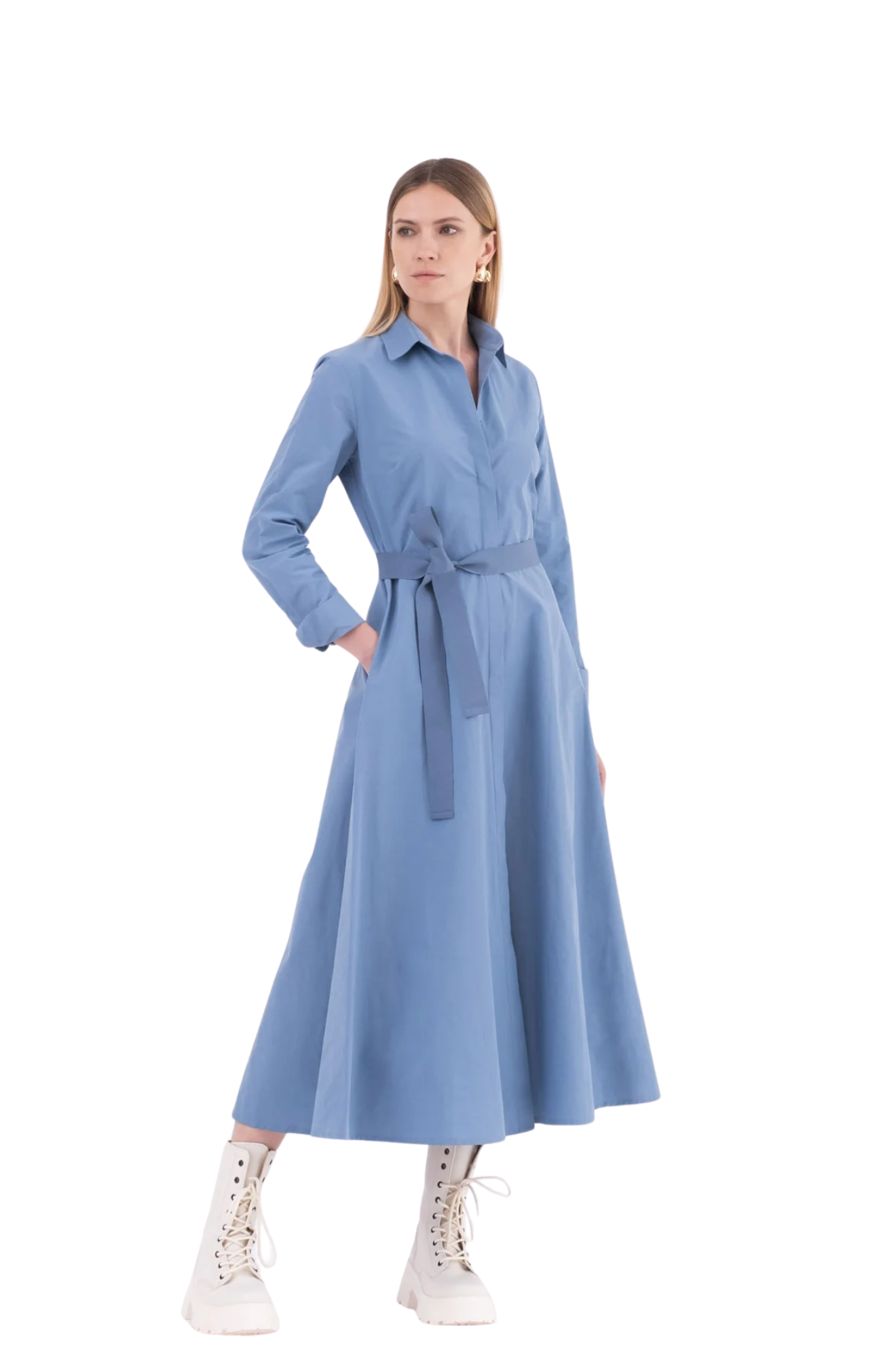 Anna Midi shirt dress