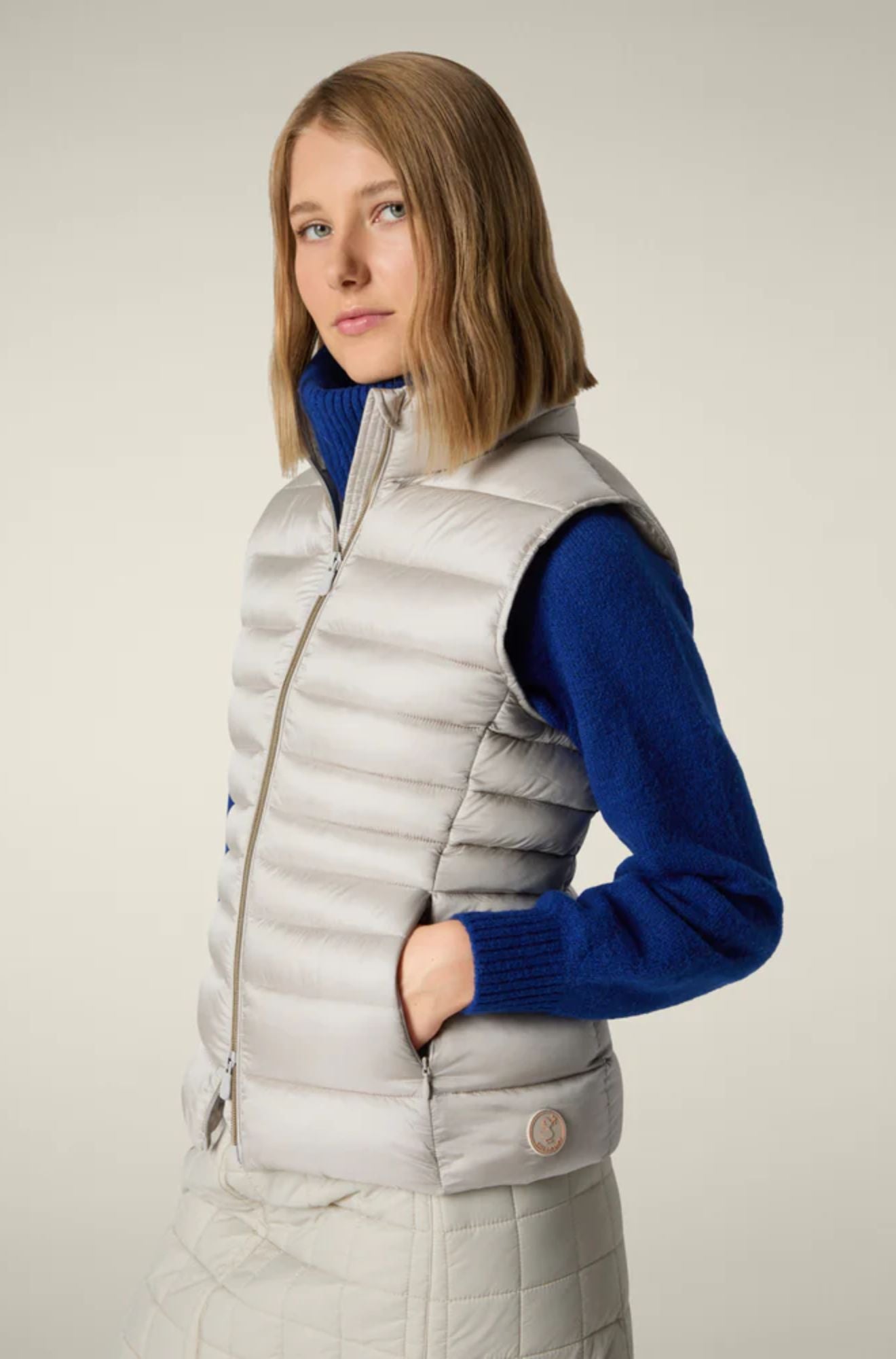 Women's Animal free puffer Vest mod. Lynn