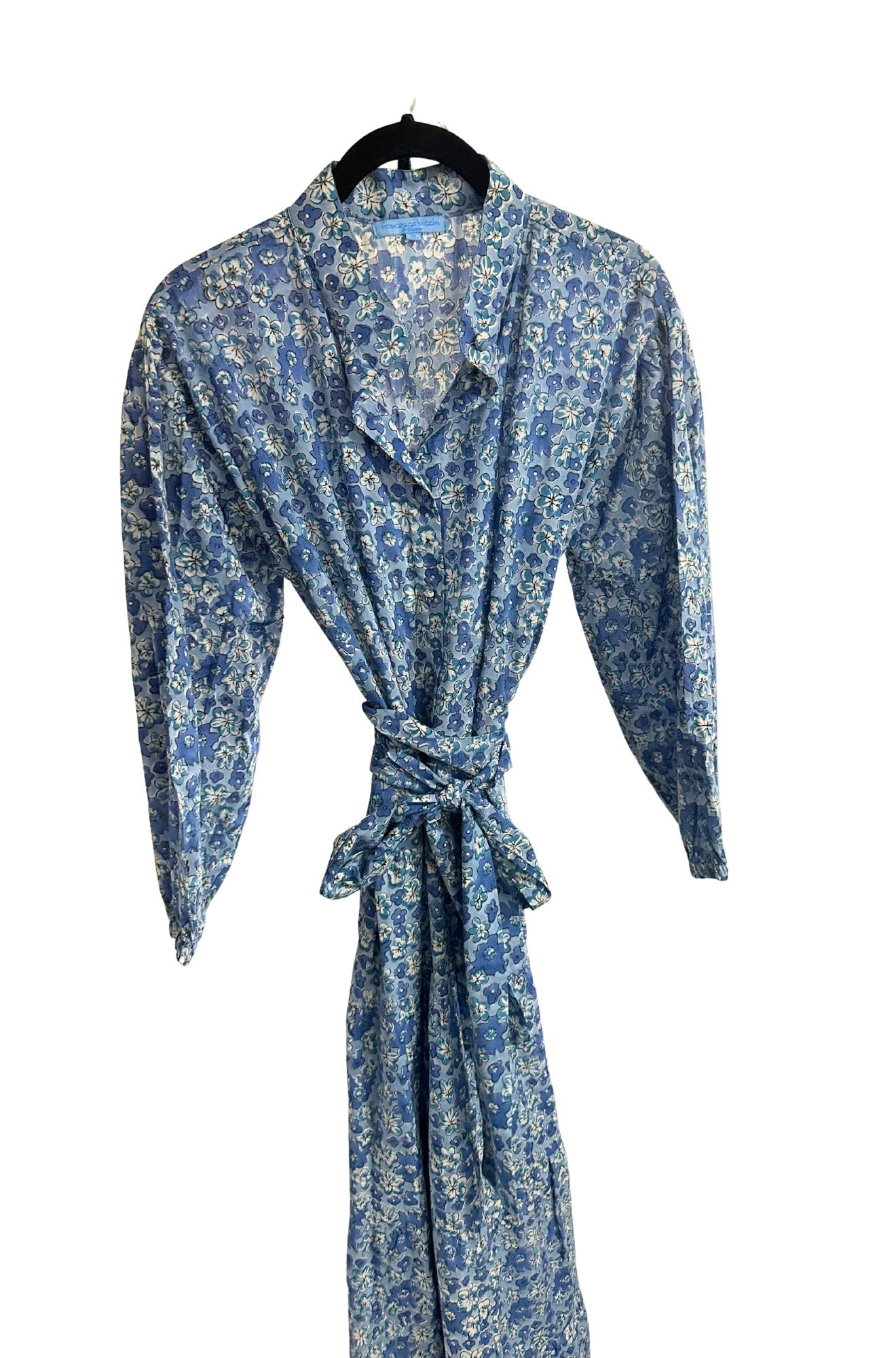 Green and Blue Blockprint Milan Dresses