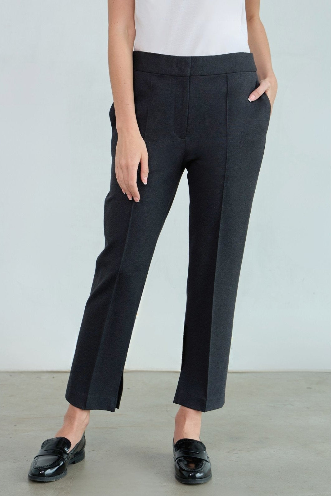 Sandy Tapered Pant in Ponte