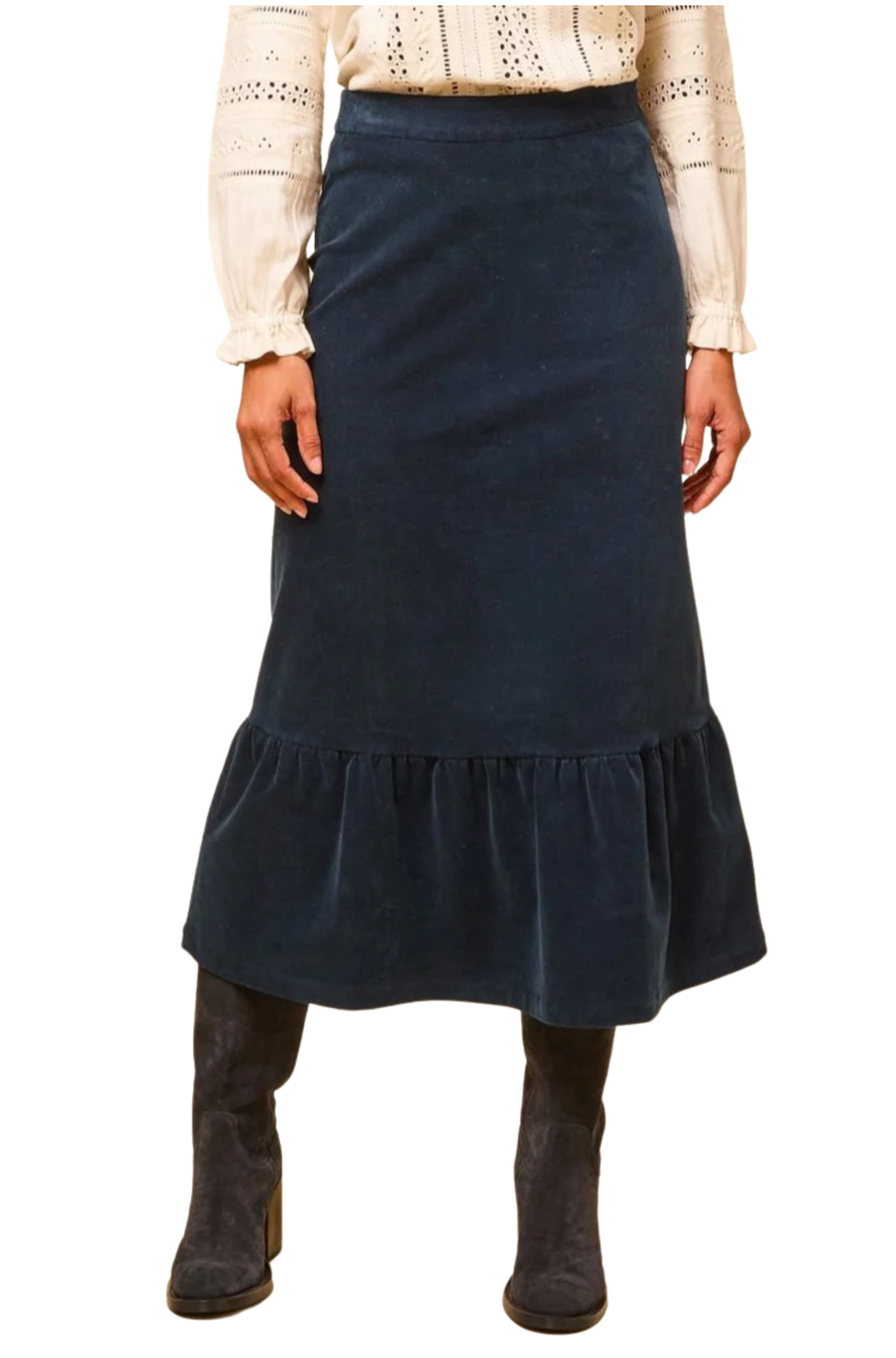 aspiga-Lori-Stretch-Corduroy-Skirt-Organic-Cotton-Ink-navy