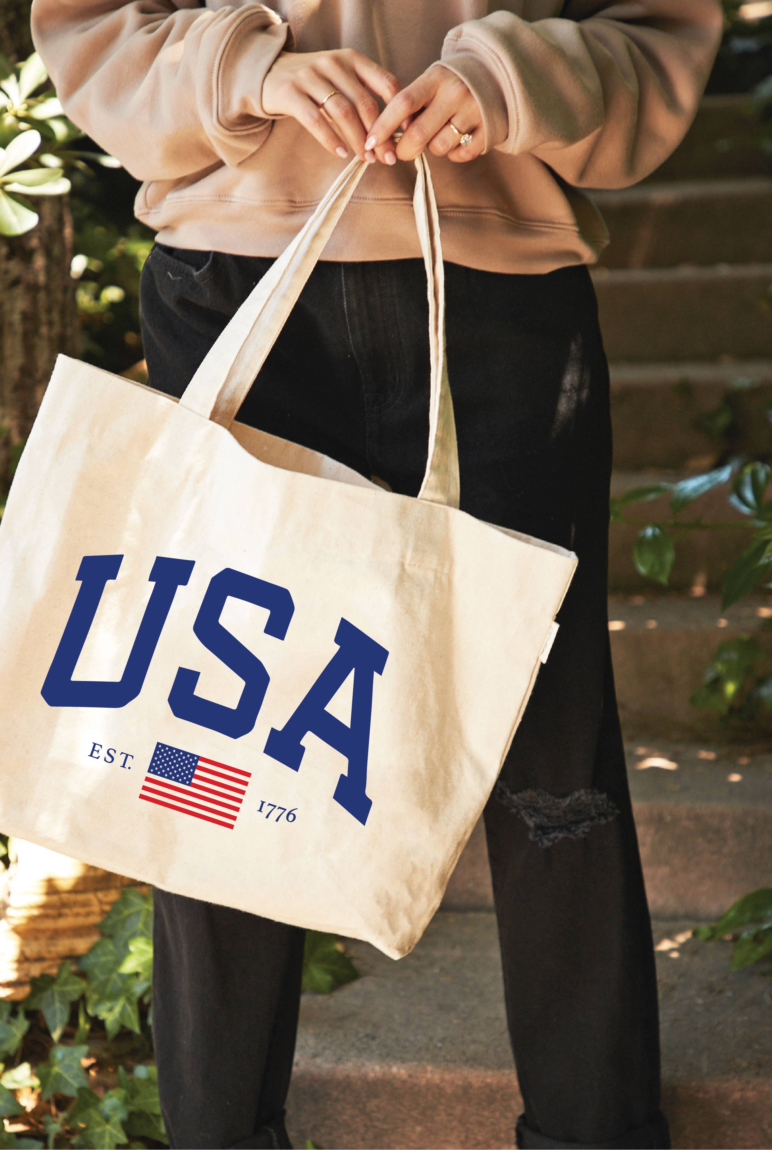USA EST.1776 Canvas Tote Bag
