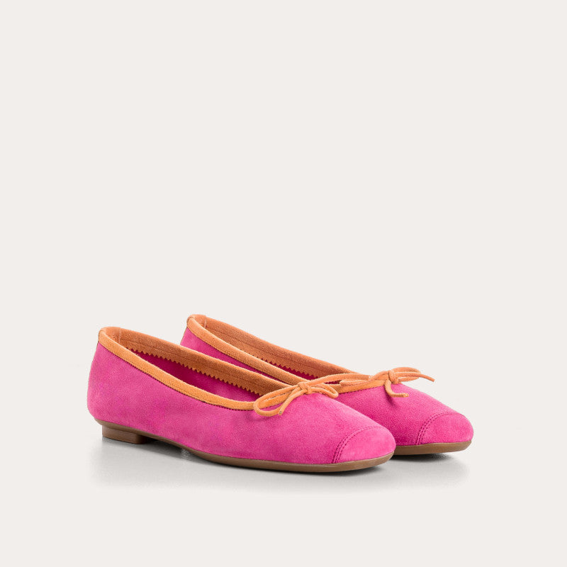 HARMONY SUEDE BALLERINAS