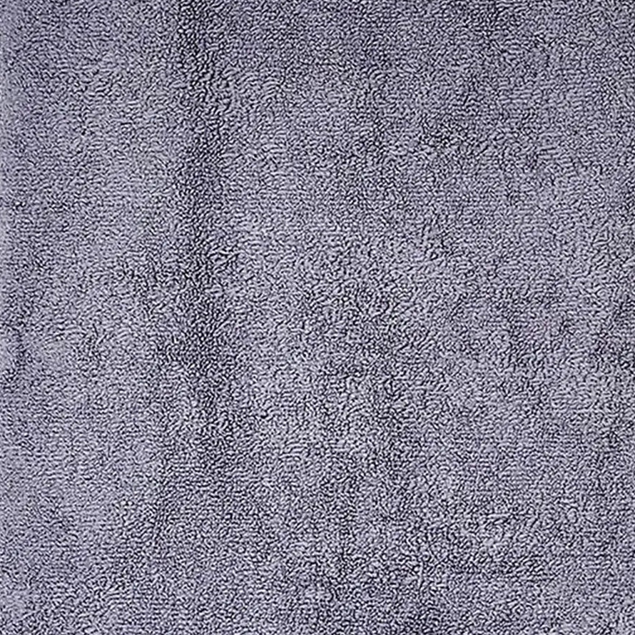 Gray towel on a white background