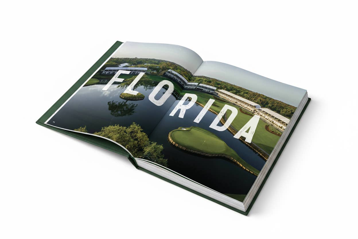 Golf Bum coffee table book by Johnny Vacay