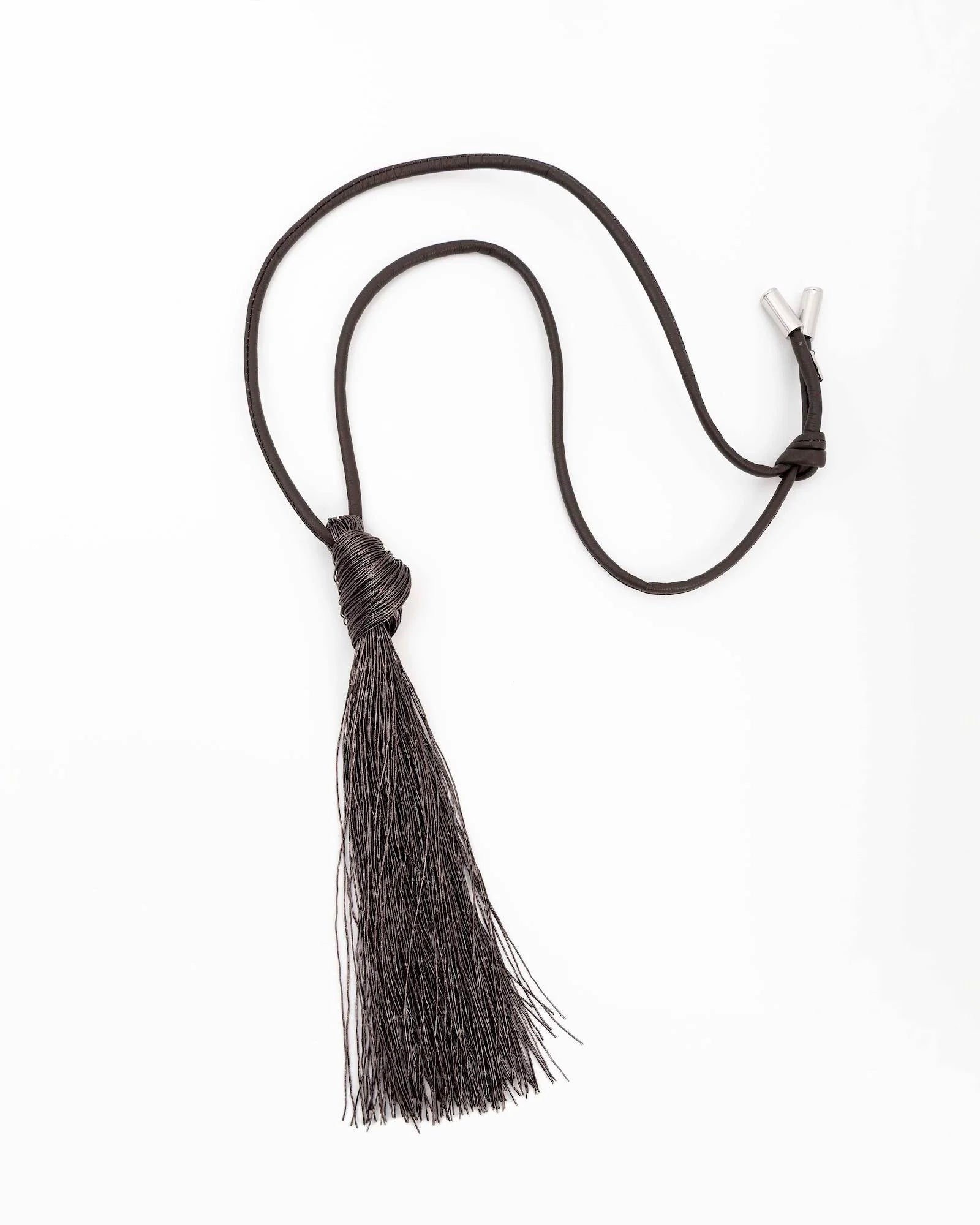 Long Fringed Necklace