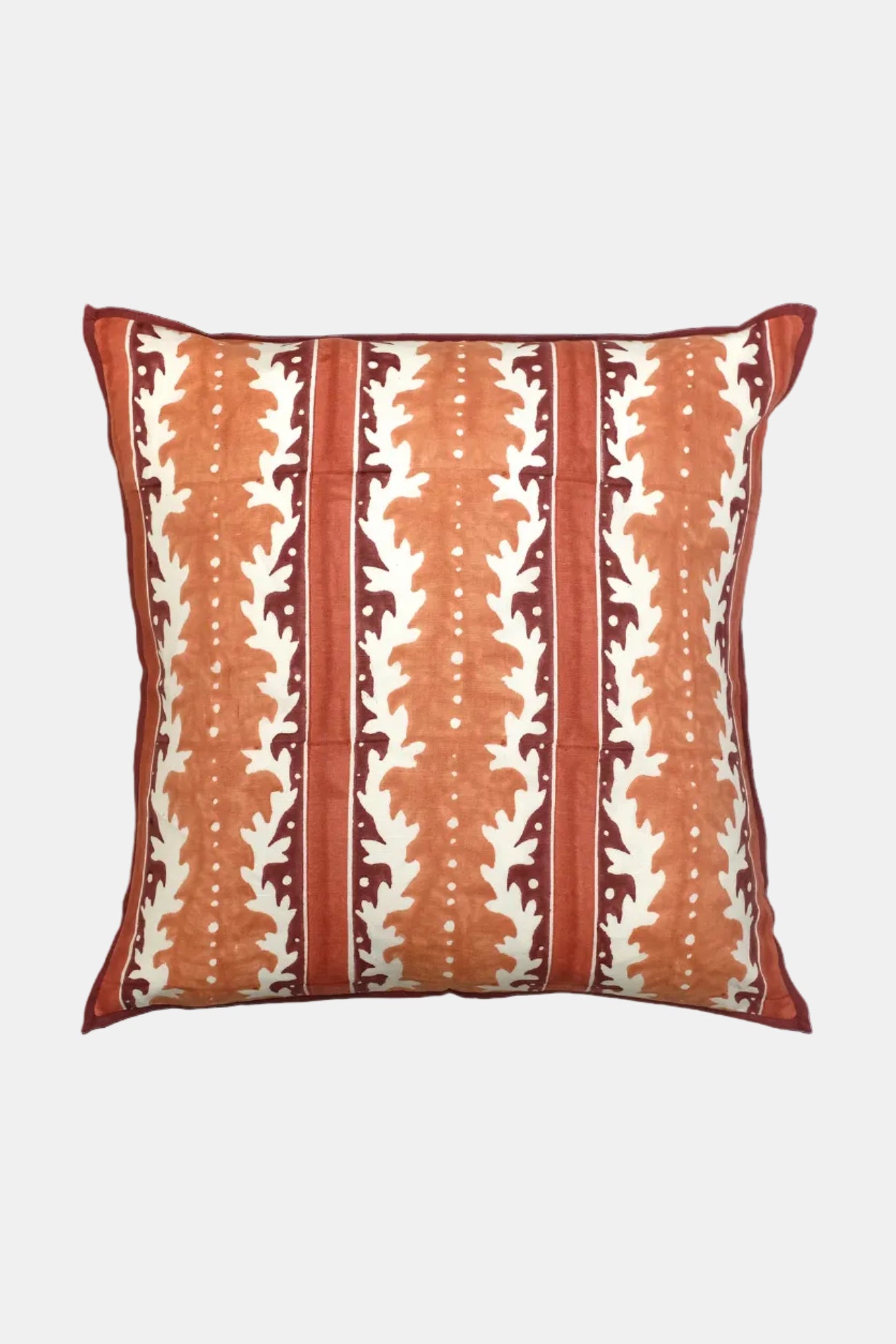Decorative pillow with a pattern on a white background