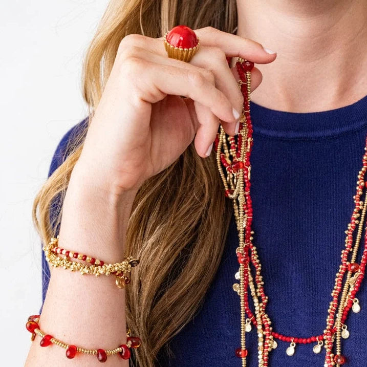 Louise Crystal Stretch Bracelet