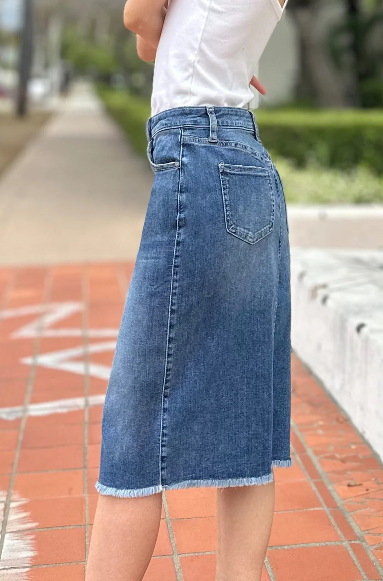 wash-lab-Reveal-Denim-Mini-Skirt